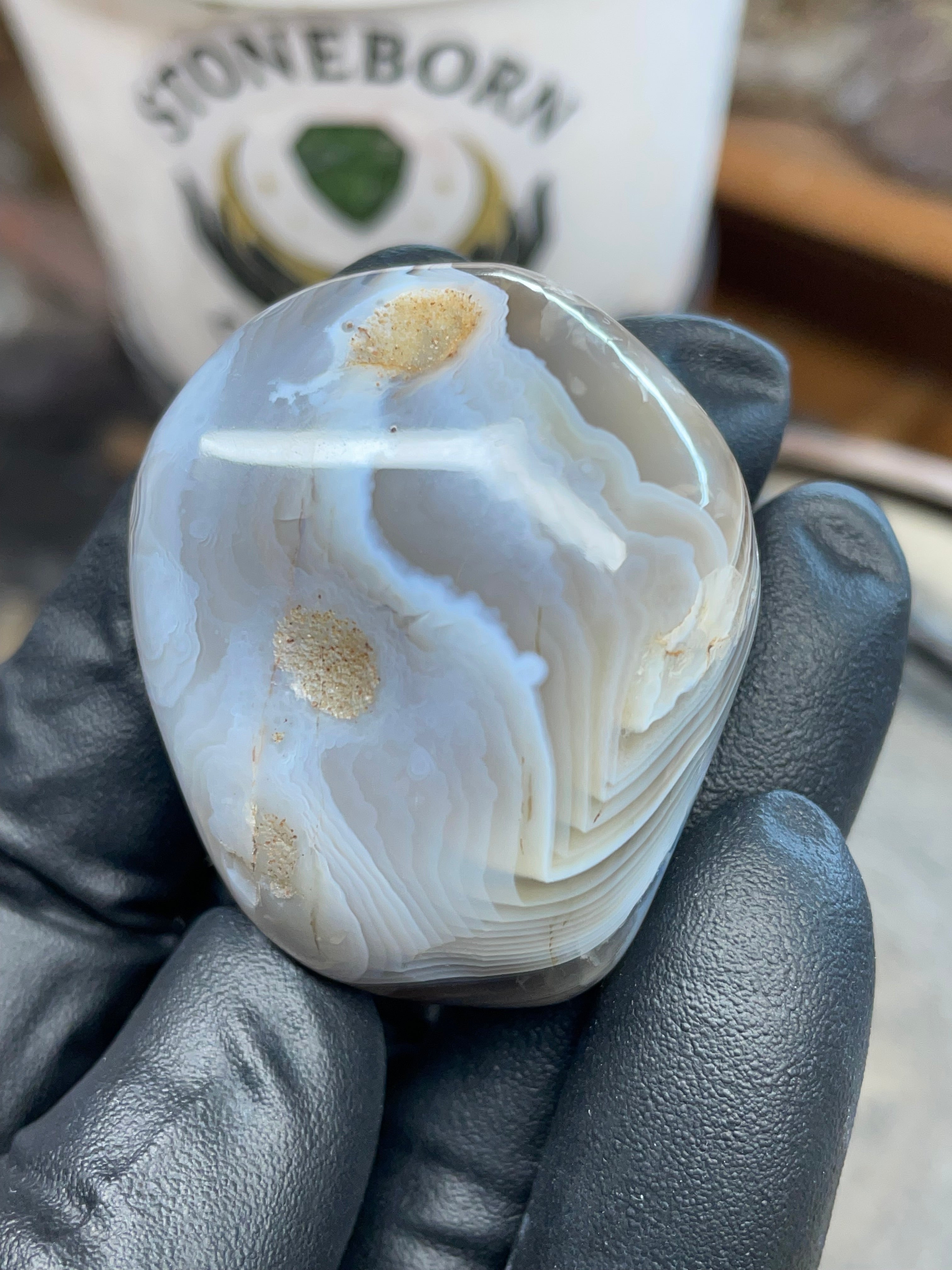 Hand-Polished Botswana Agate | StoneBorn Creations