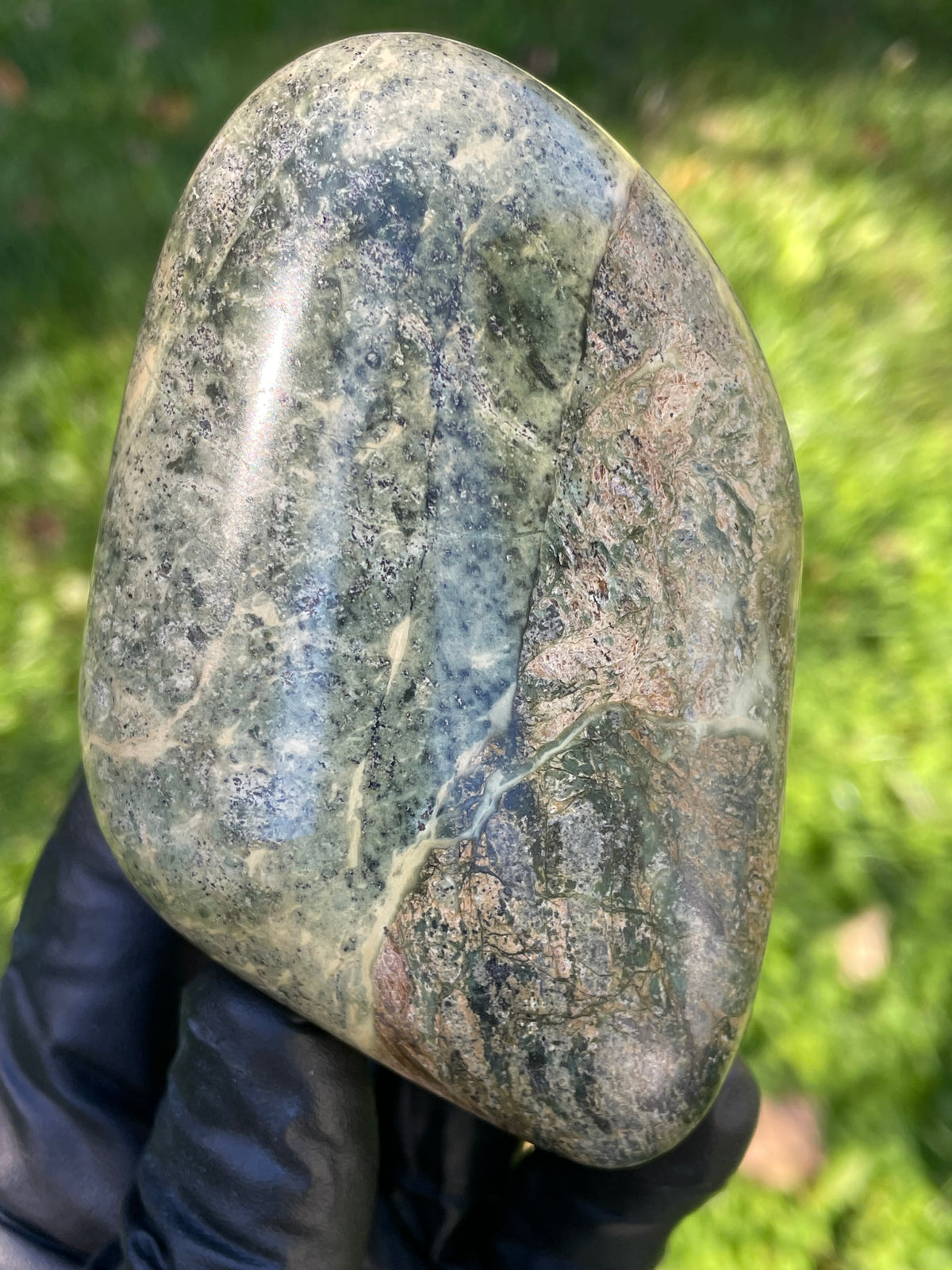 StoneBorn Creations Vermont Serpentine Display Stone