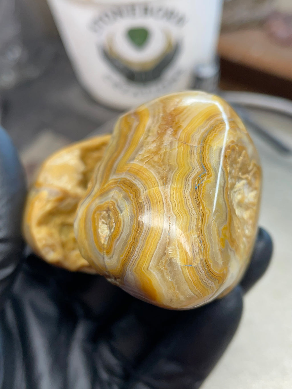 StoneBorn Creations Hand-Polished Crowley Ridge Lace Agate