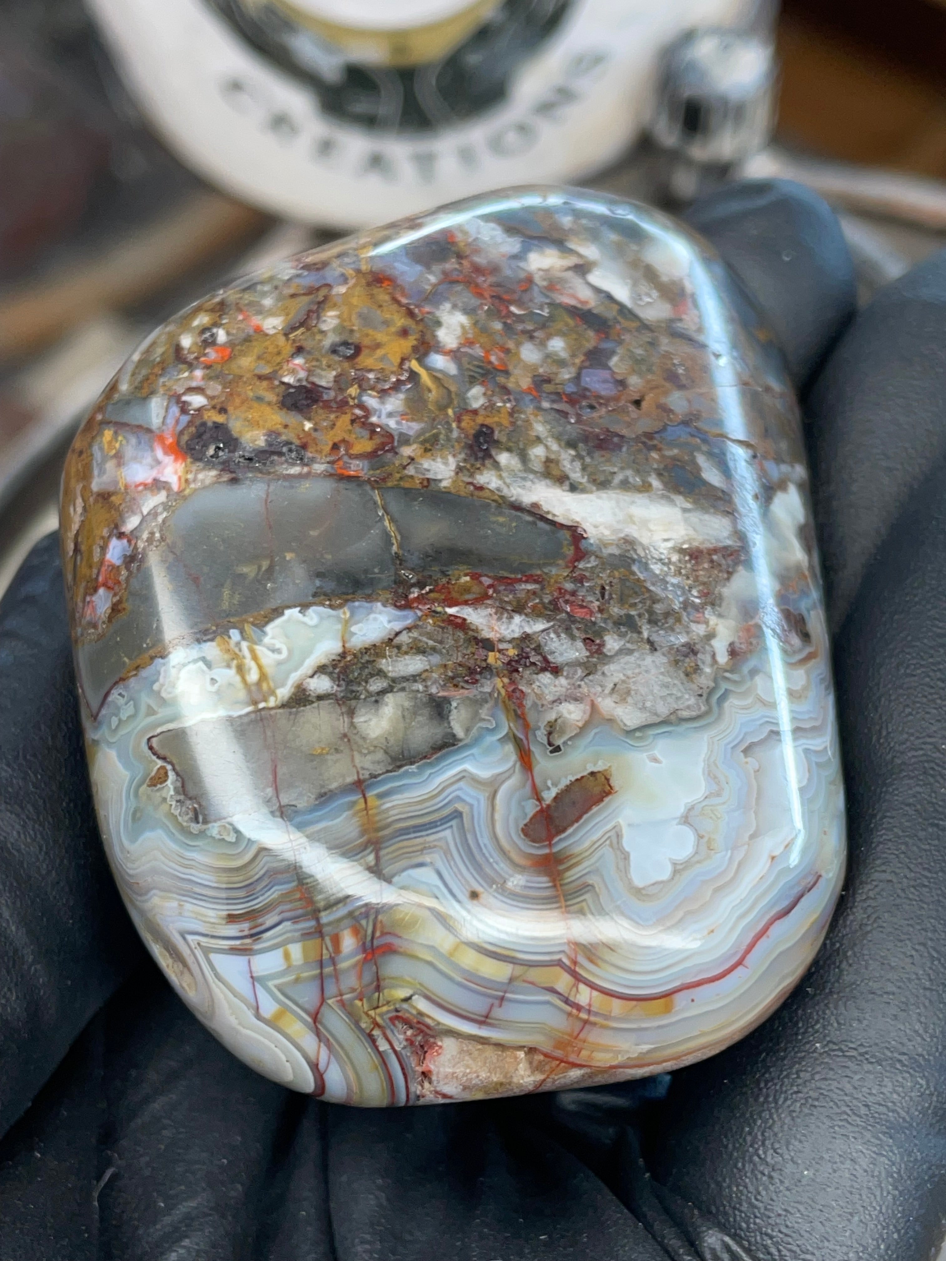 Brecciated Banded Agate (Crazy Lace–type Agate)