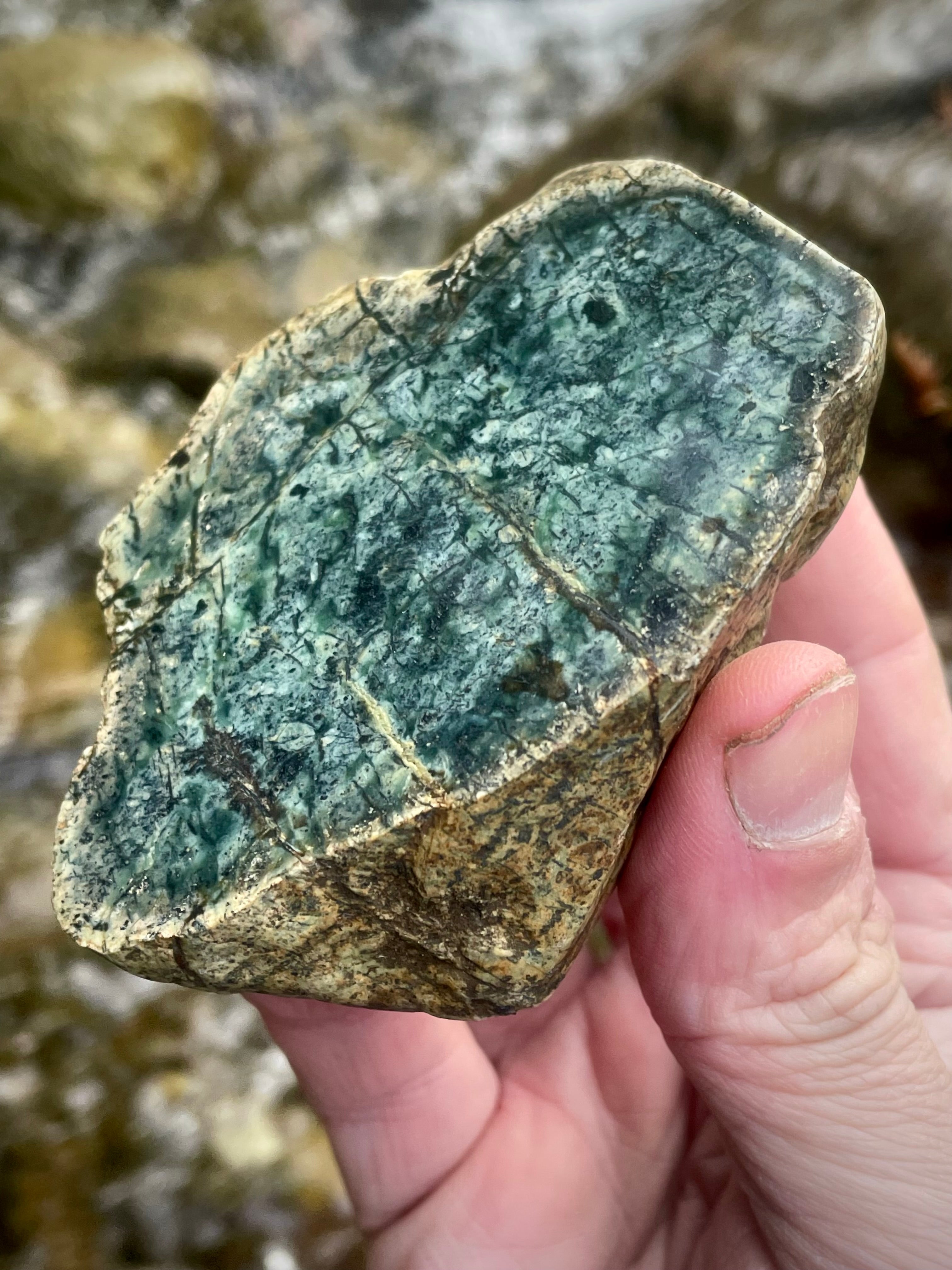 ✨ Ancient Woodland Map — Polished Vermont Stone with Natural Fracture Patterning (One-of-One)