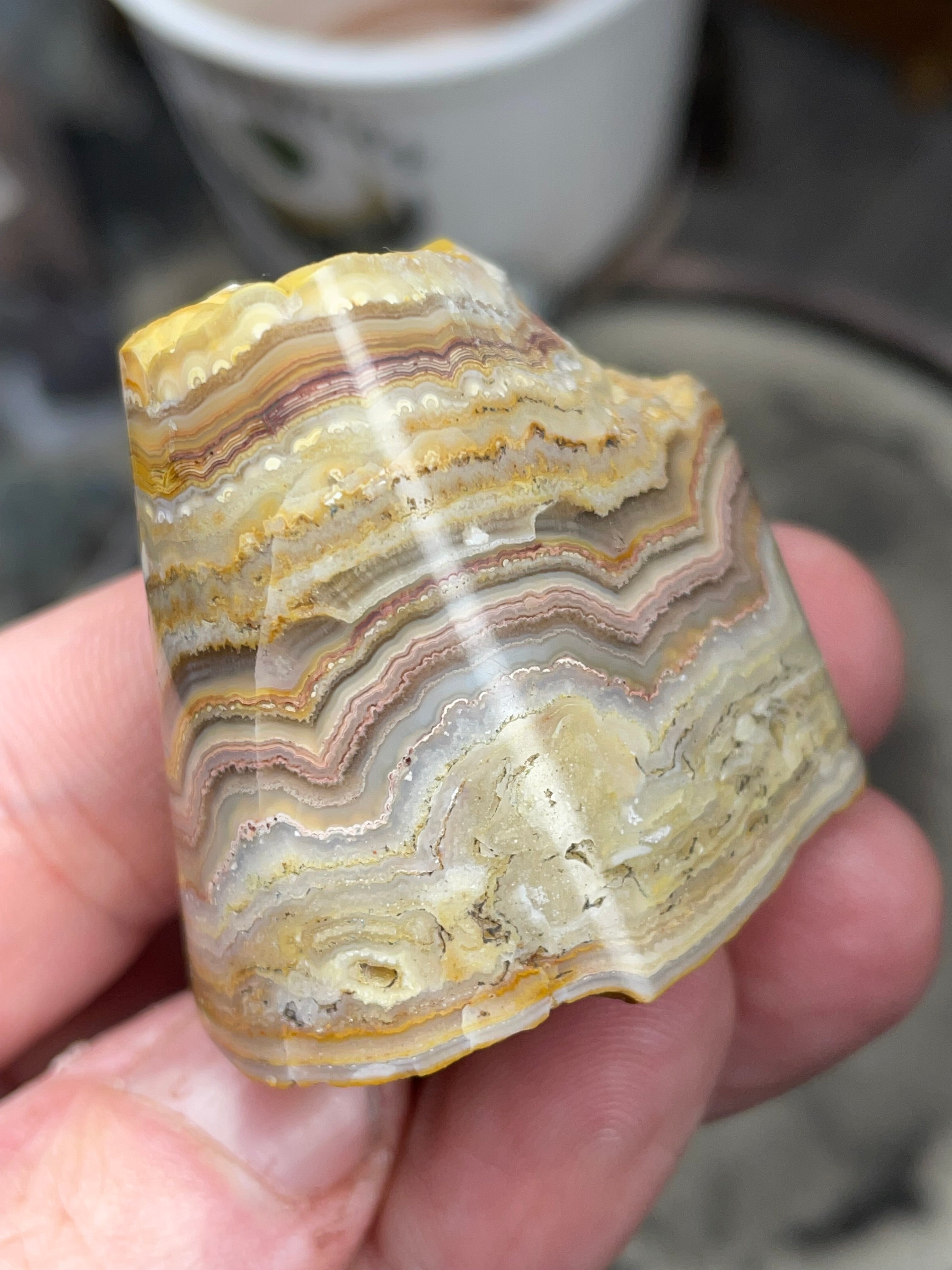 Crazy Lace Agate | Hand Polished Natural Stone | One of a Kind