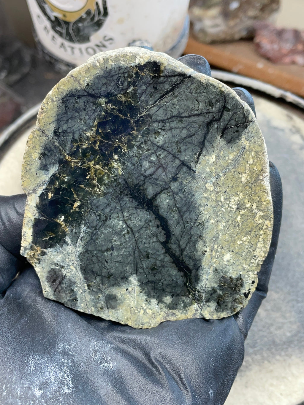 StoneBorn Creations – Flat Polished Serpentine Stone