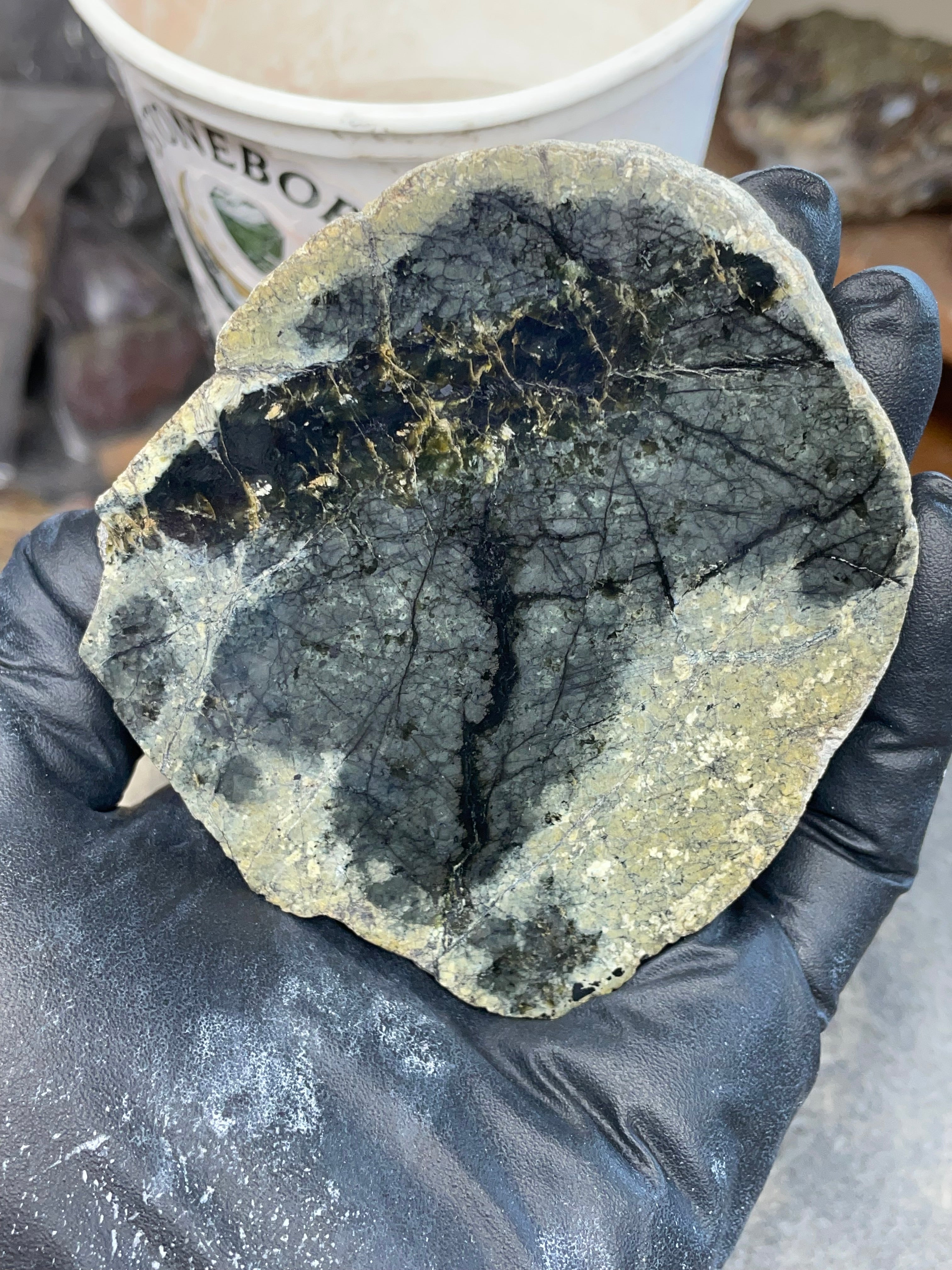 StoneBorn Creations – Flat Polished Serpentine Stone
