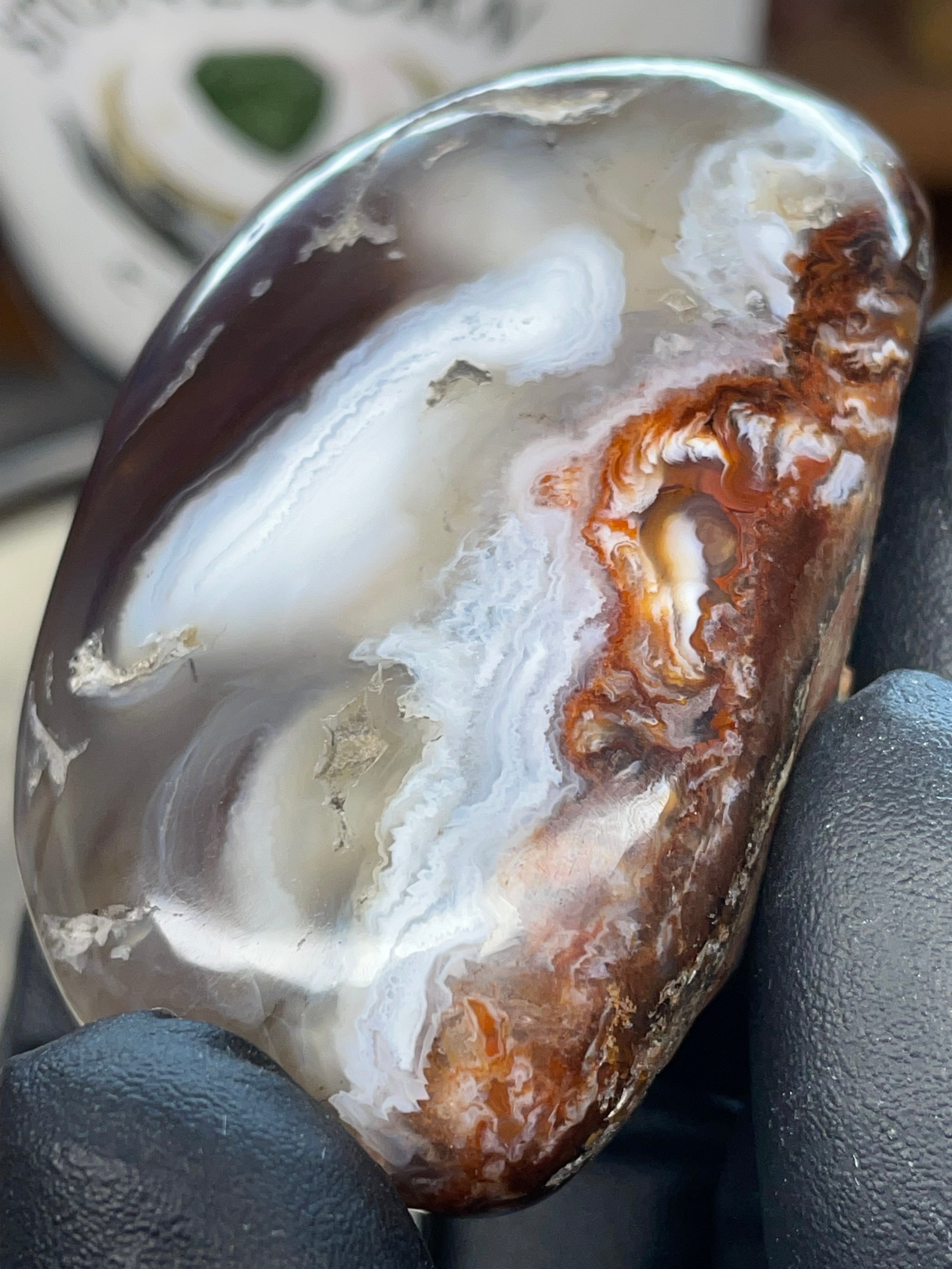 StoneBorn Fire Agate — Hand-Polished Natural Transformation