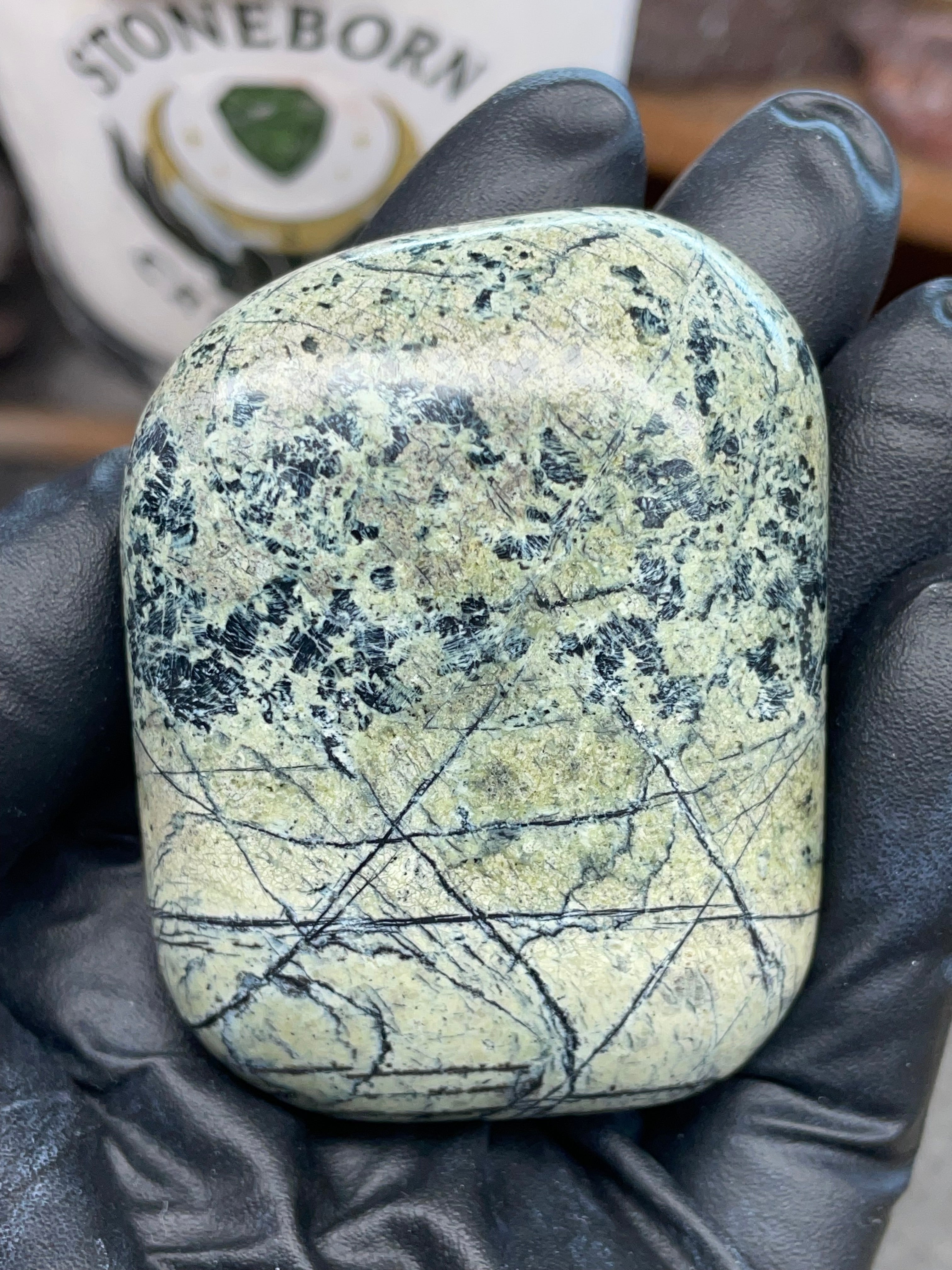 Hand Polished Veined Serpentine • StoneBorn Original