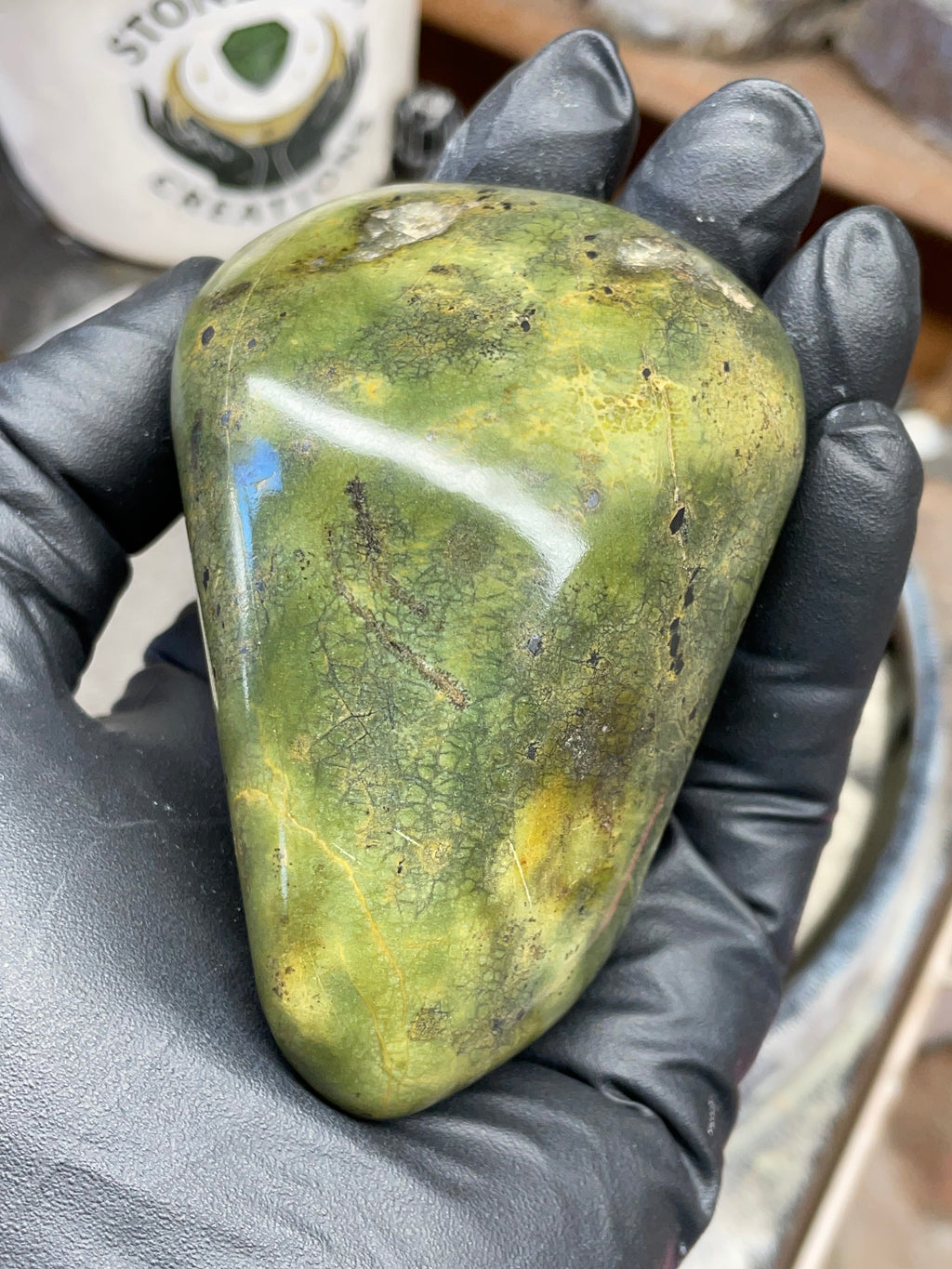 StoneBorn Creations – Hand-Shaped & Hand-Polished Vermont Green Stone
