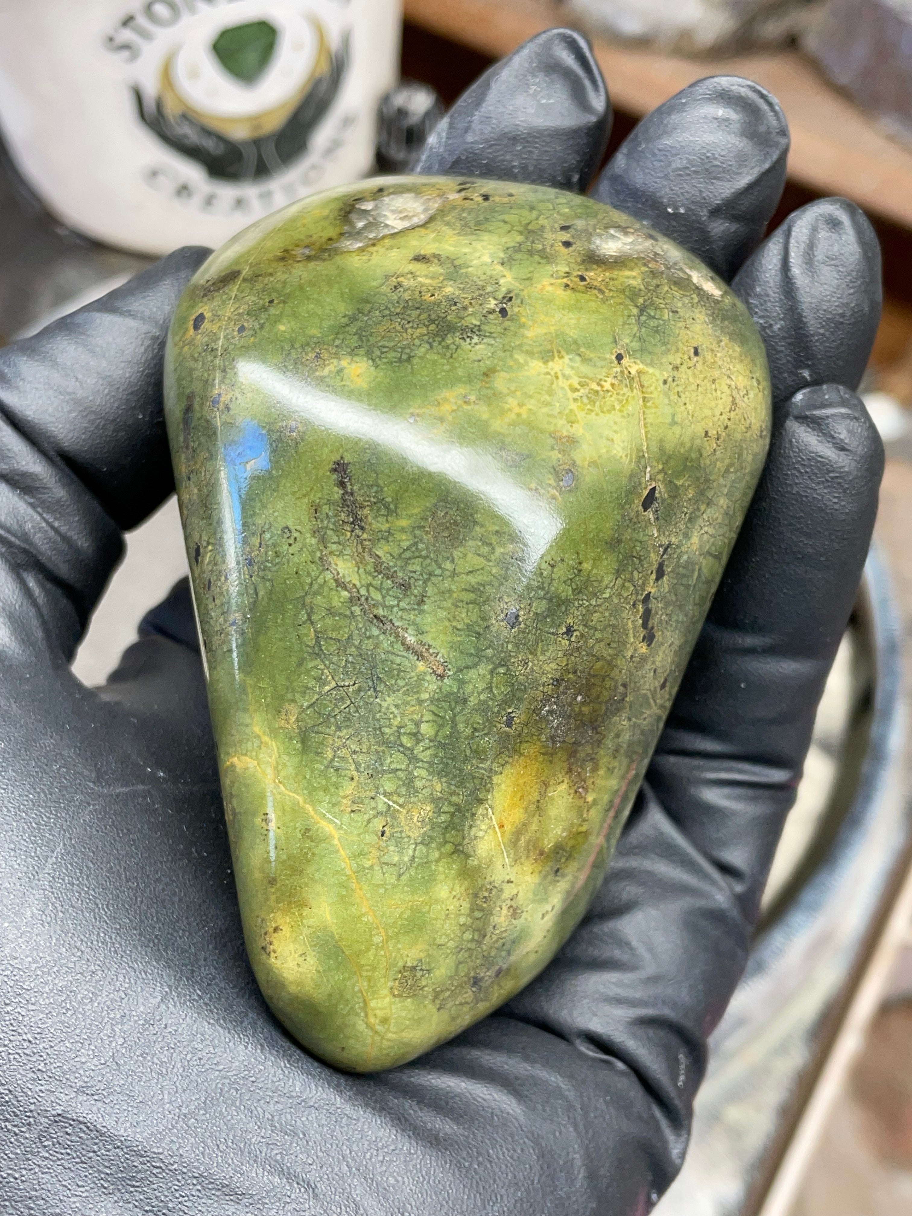 StoneBorn Creations – Hand-Shaped & Hand-Polished Vermont Green Stone