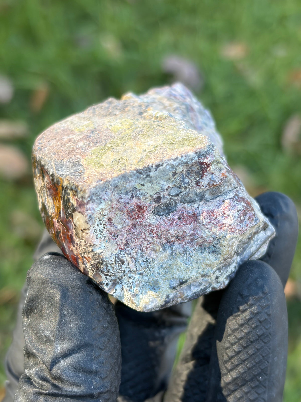 StoneBorn Creations – Multicolored Lace Agate | Hand-Polished Natural Display Stone