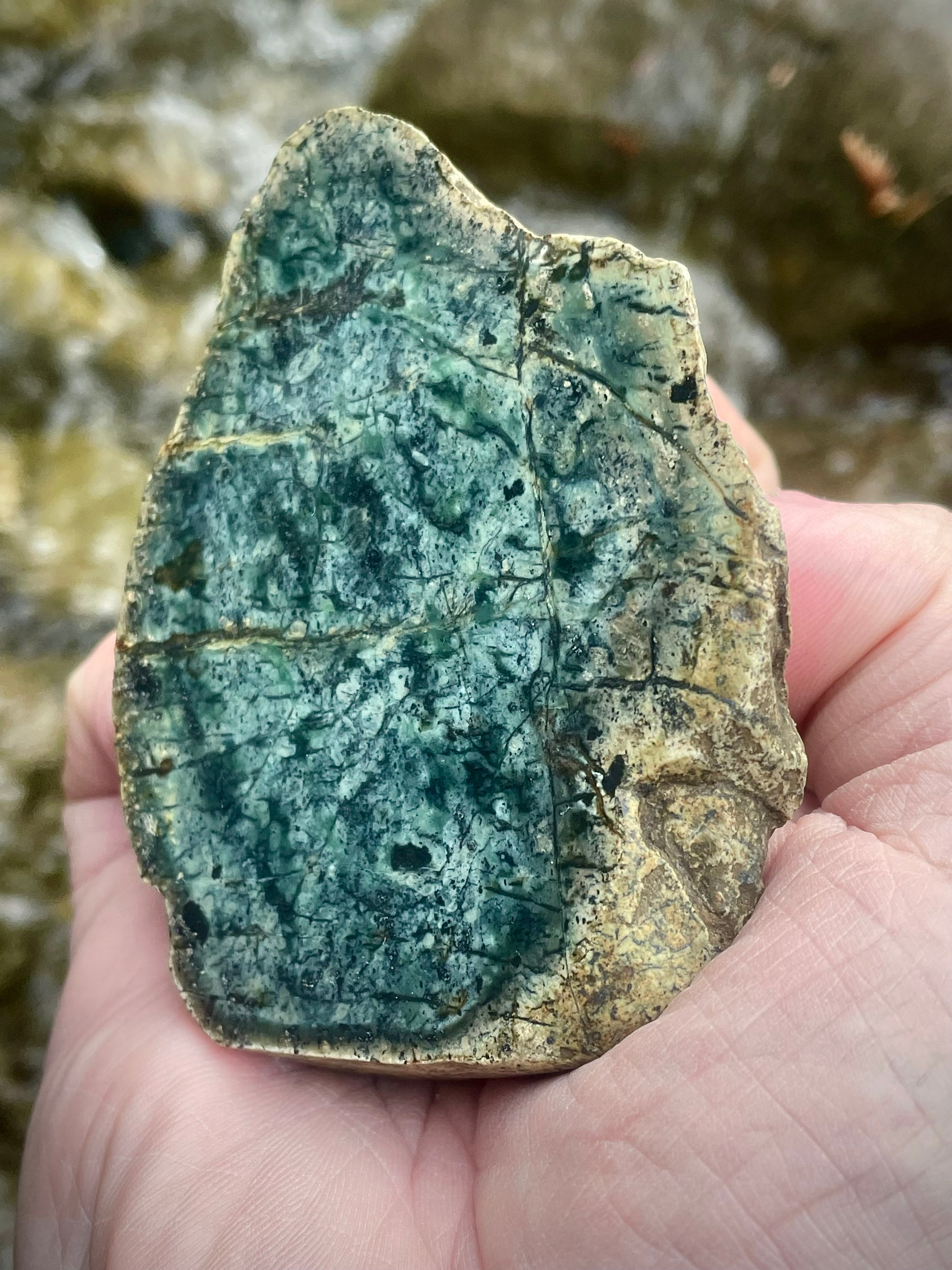 ✨ Ancient Woodland Map — Polished Vermont Stone with Natural Fracture Patterning (One-of-One)