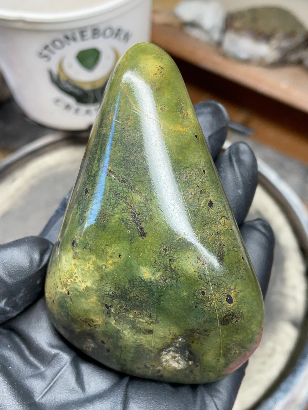 StoneBorn Creations – Hand-Shaped & Hand-Polished Vermont Green Stone