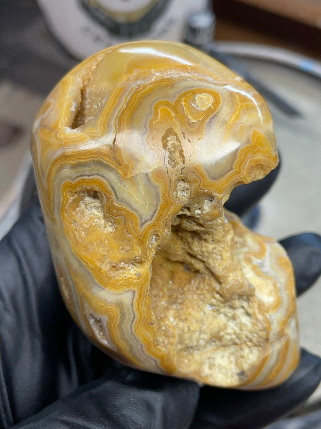 StoneBorn Creations Hand-Polished Crowley Ridge Lace Agate