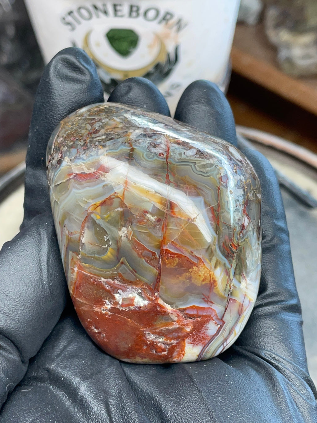 Brecciated Banded Agate (Crazy Lace–type Agate)