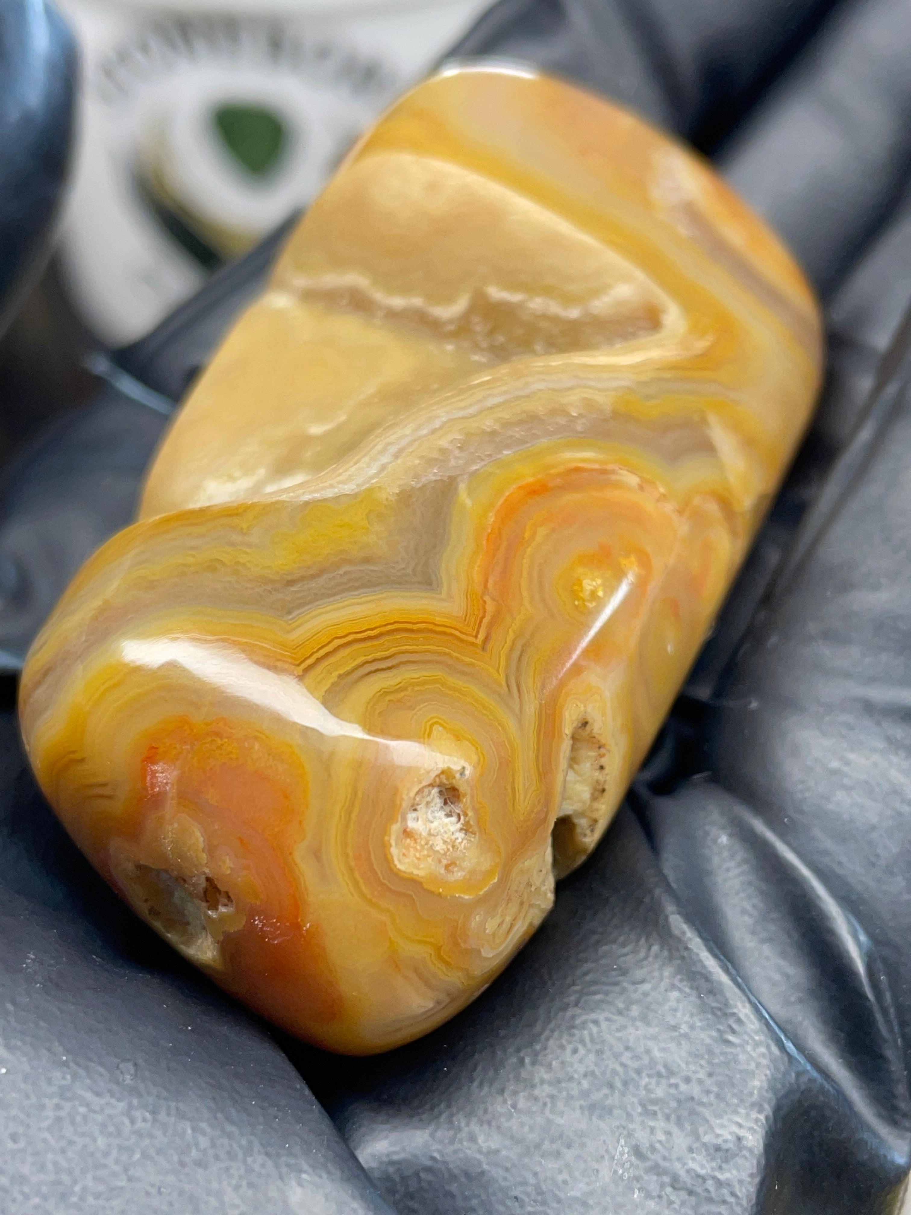 🌾 Crowley Ridge Agate — Hand Polished Stone | StoneBorn Creations