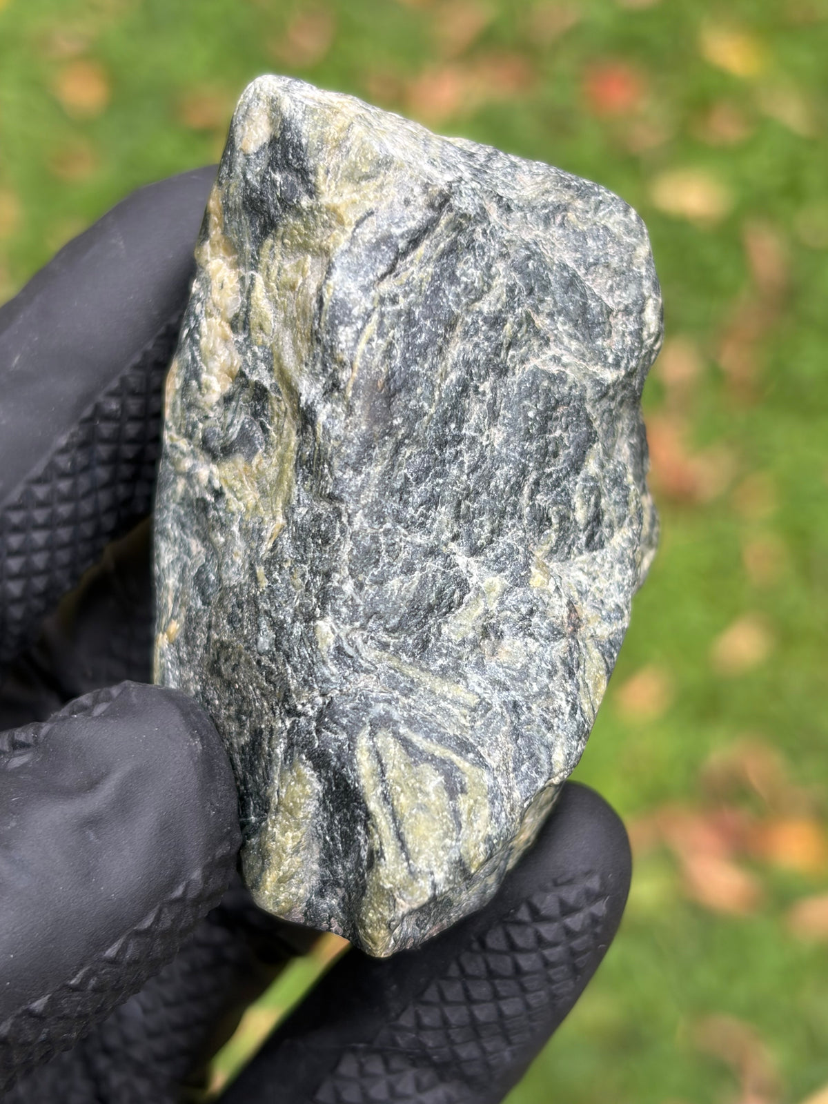 StoneBorn Creations Vermont Banded Metamorphic Stream Stone – Natural & Hand Polished