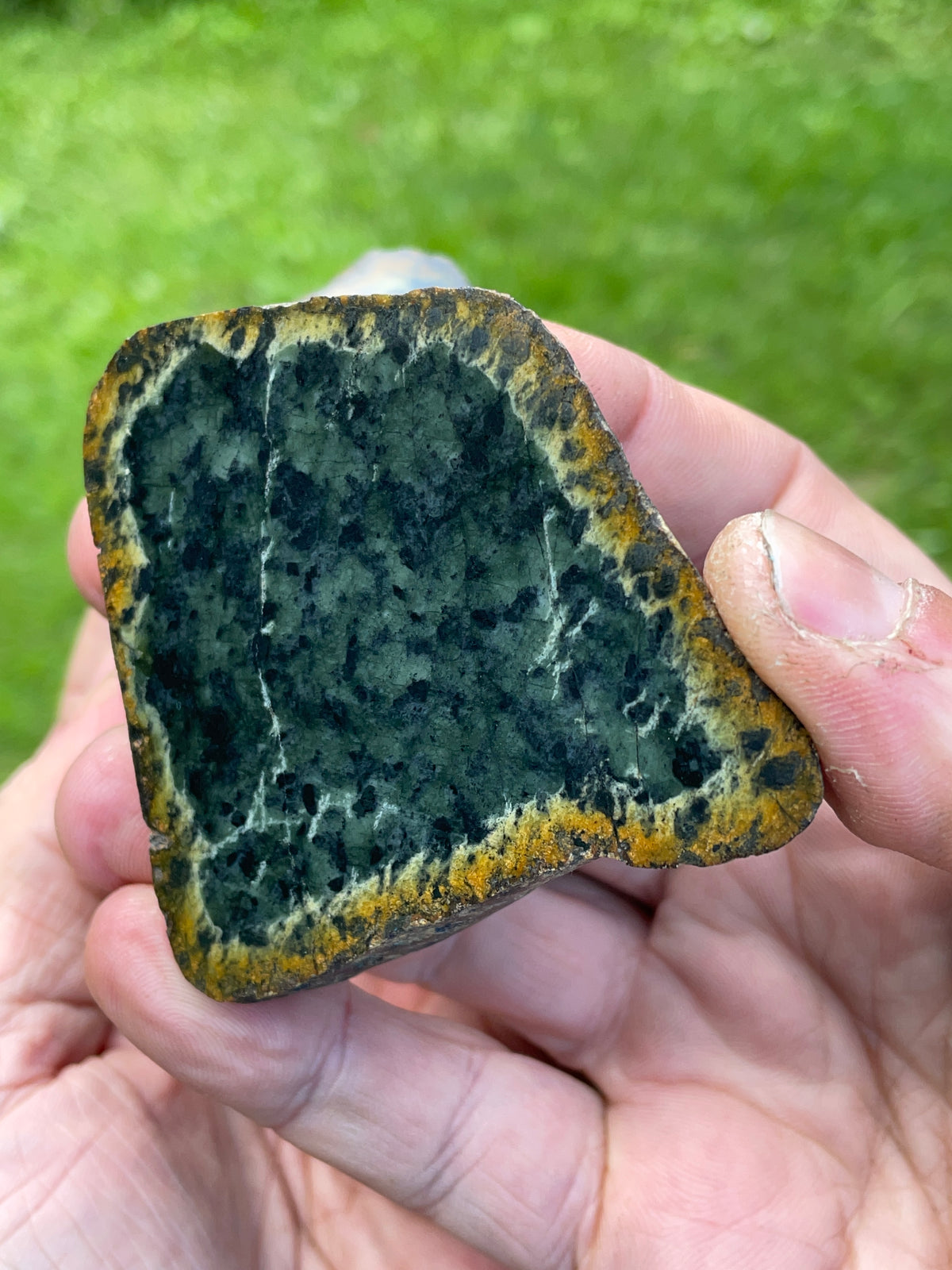 StoneBorn Creations Deep Greenstone Matched Pair – Hand Polished Natural Faces