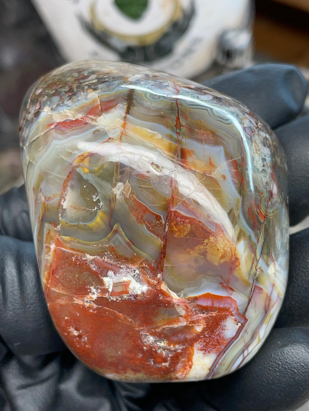 Brecciated Banded Agate (Crazy Lace–type Agate)