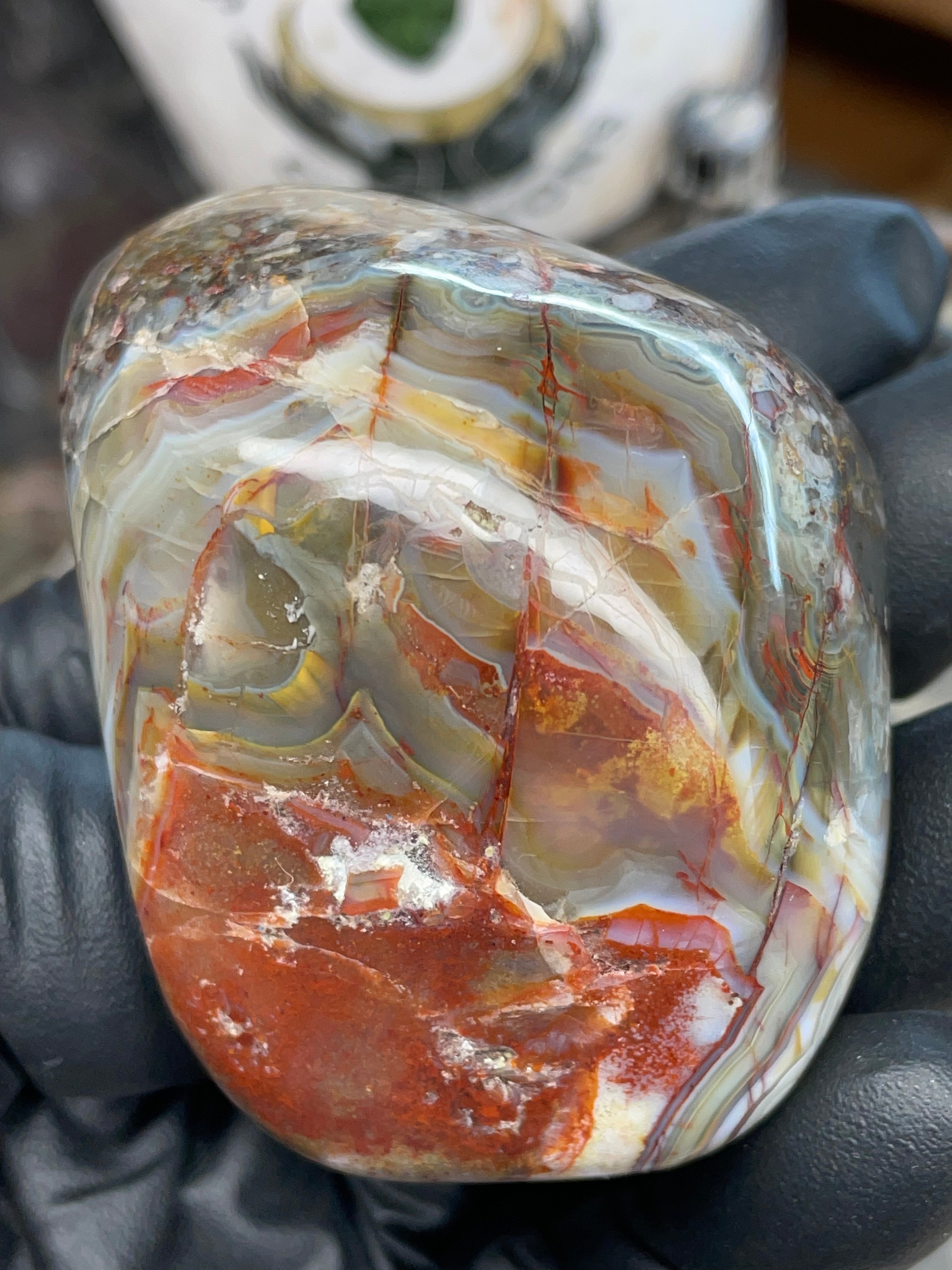 Brecciated Banded Agate (Crazy Lace–type Agate)