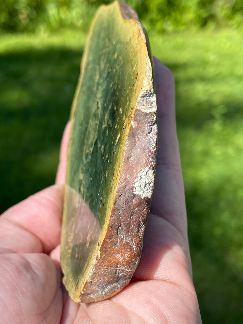 StoneBorn Creations Hand-Polished Vermont Serpentine Bookmatched Pair | One-of-a-Kind Natural Display Stones