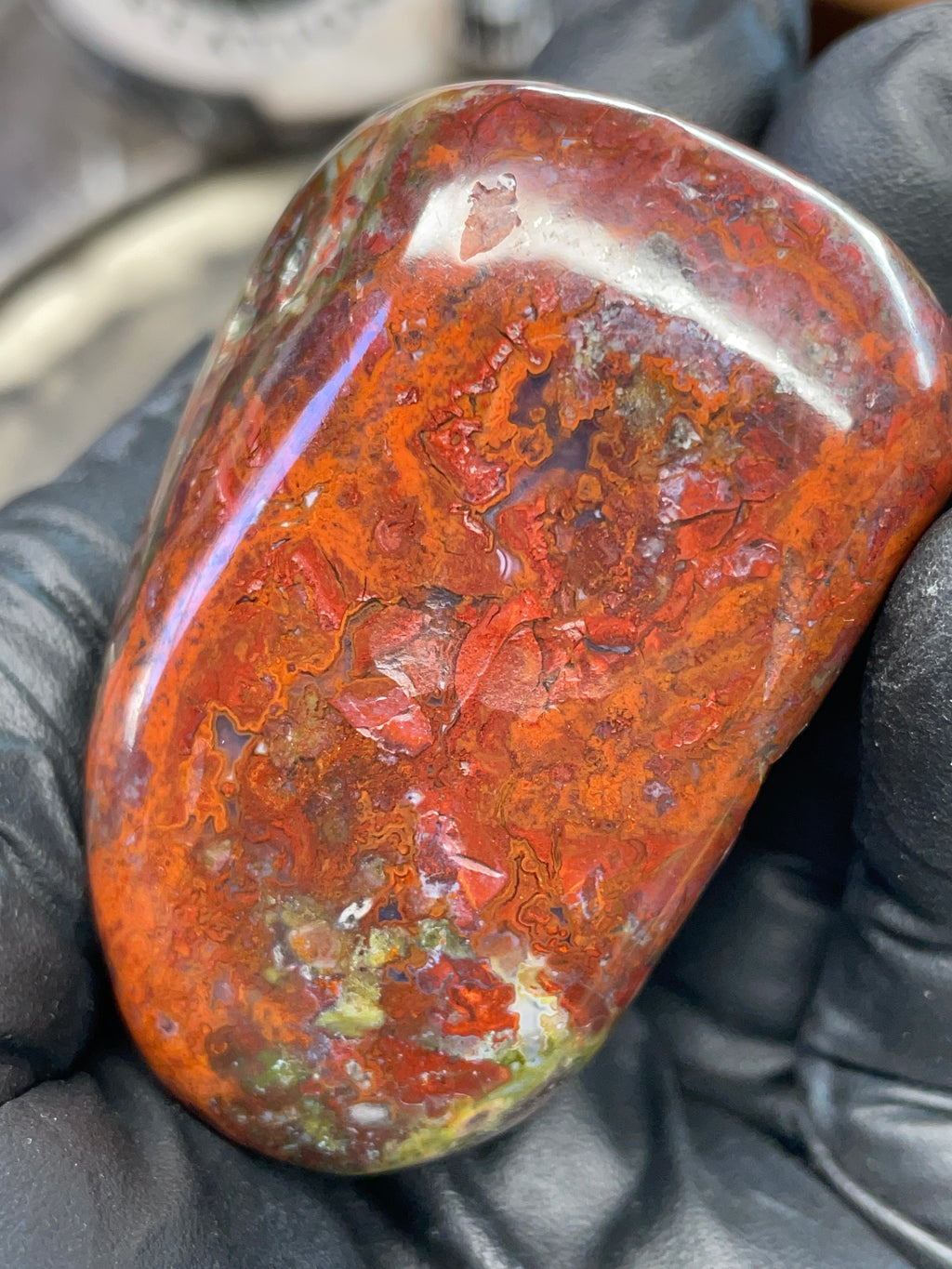 StoneBorn Creations – Polished Red & Green Jasper Stone | Before & After Reveal