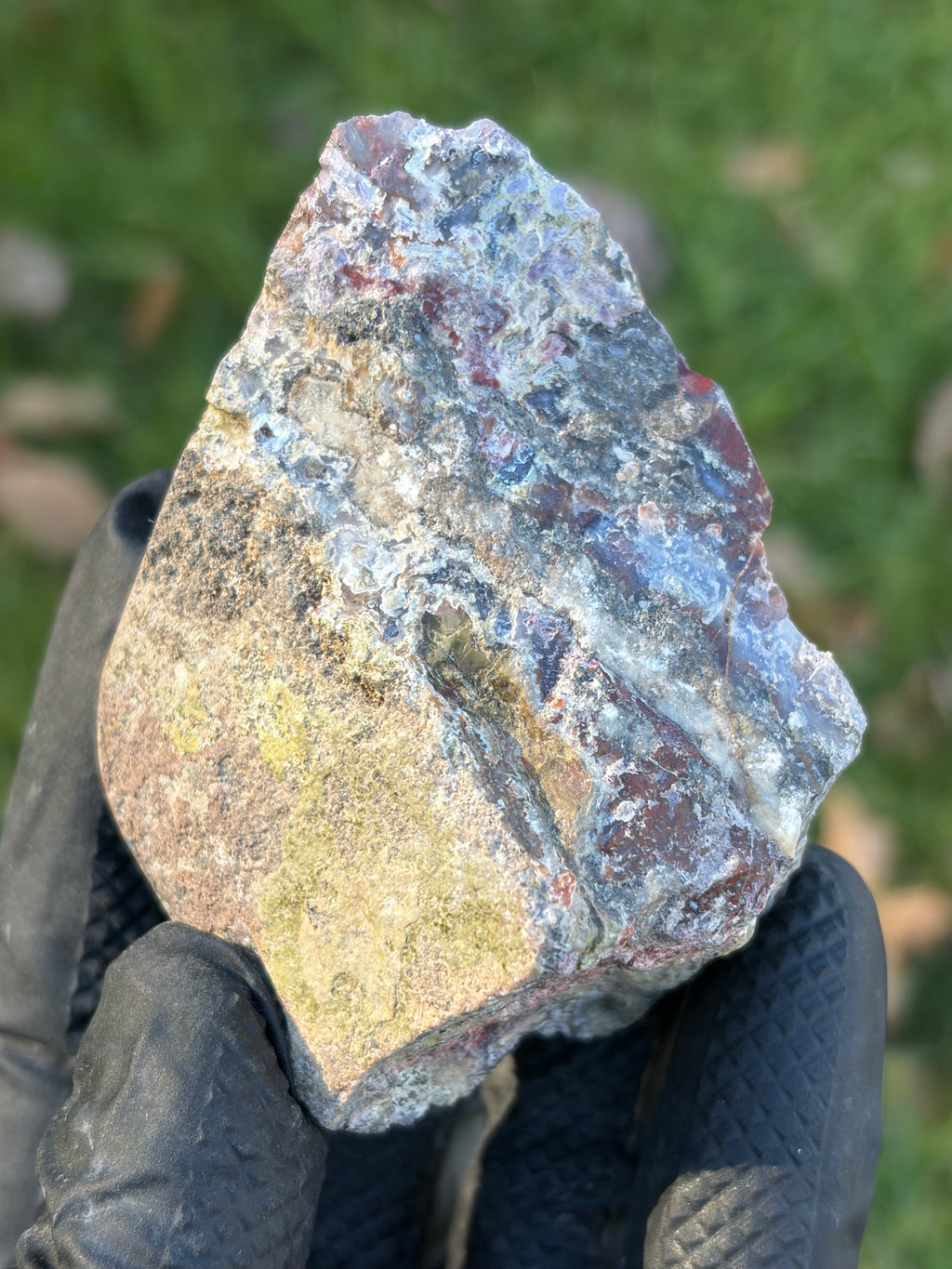 StoneBorn Creations – Multicolored Lace Agate | Hand-Polished Natural Display Stone