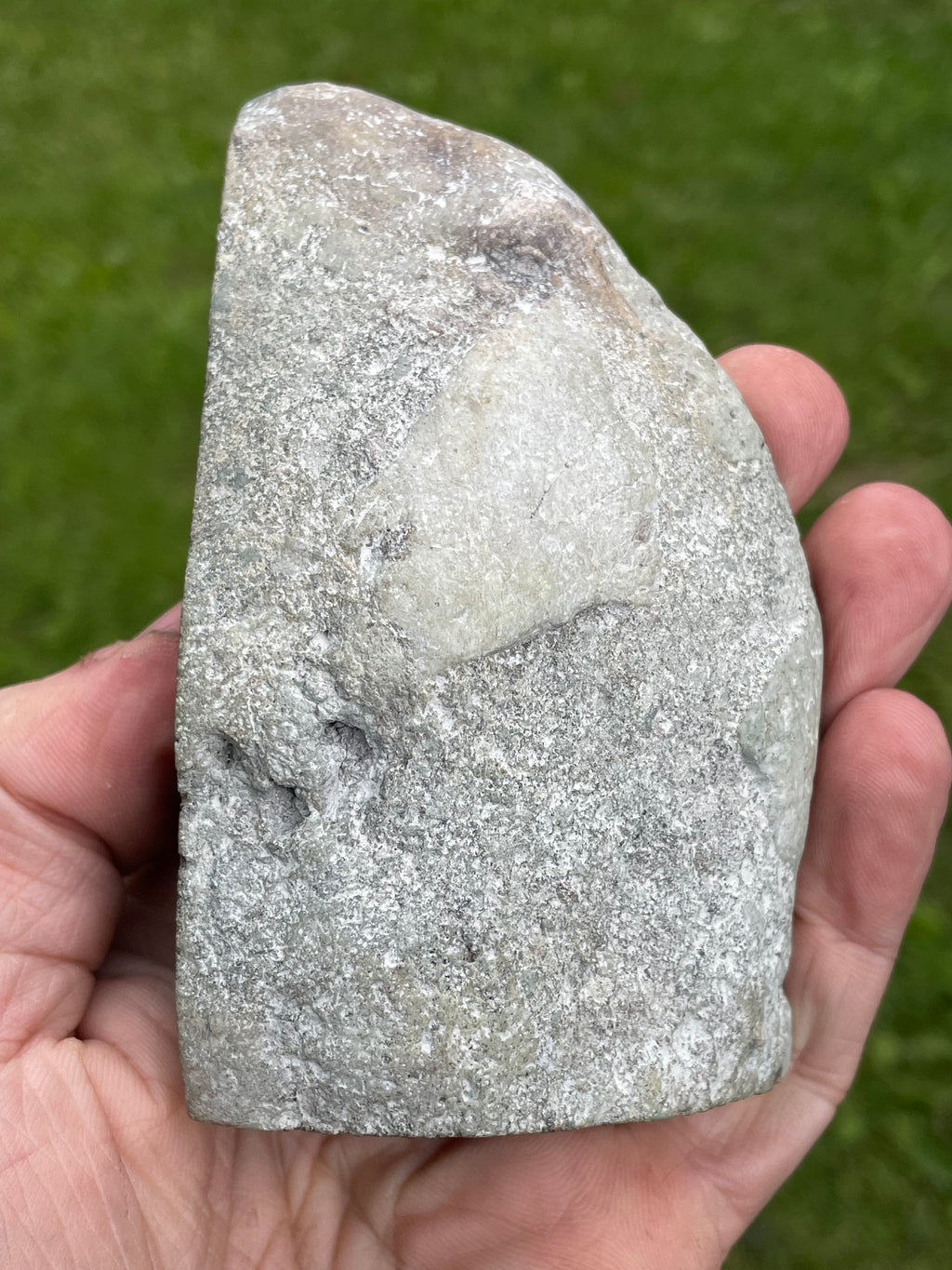 StoneBorn Creations – Deep Forest Greenstone | Hand-Polished Natural Freeform Display Stone