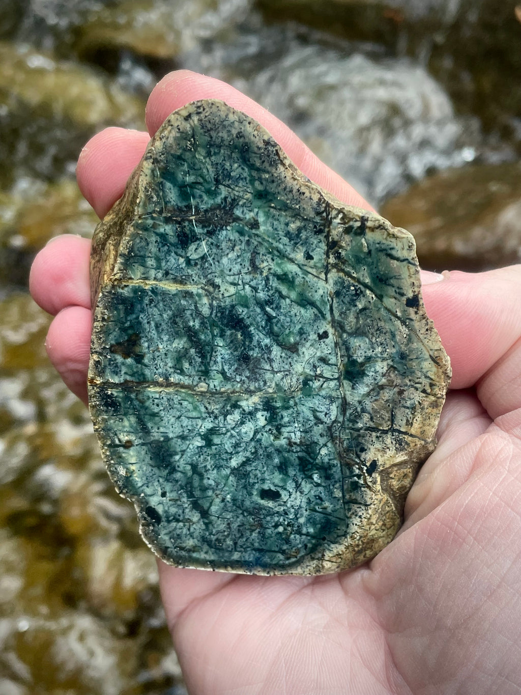 ✨ Ancient Woodland Map — Polished Vermont Stone with Natural Fracture Patterning (One-of-One)