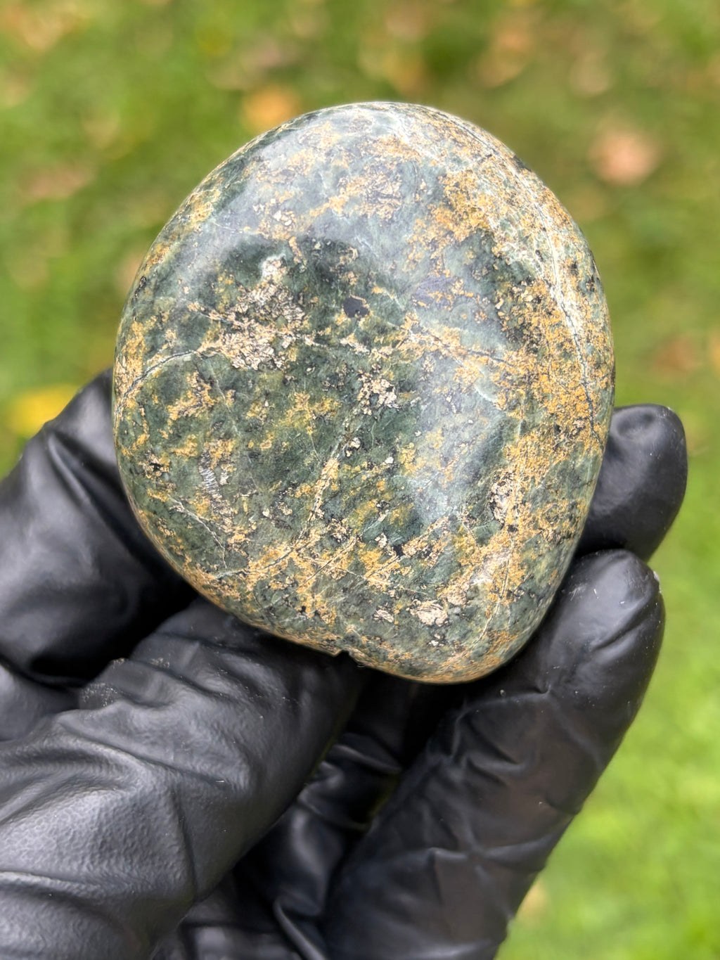 StoneBorn Creations Vermont Greenstone – Hand Polished Stream Stone