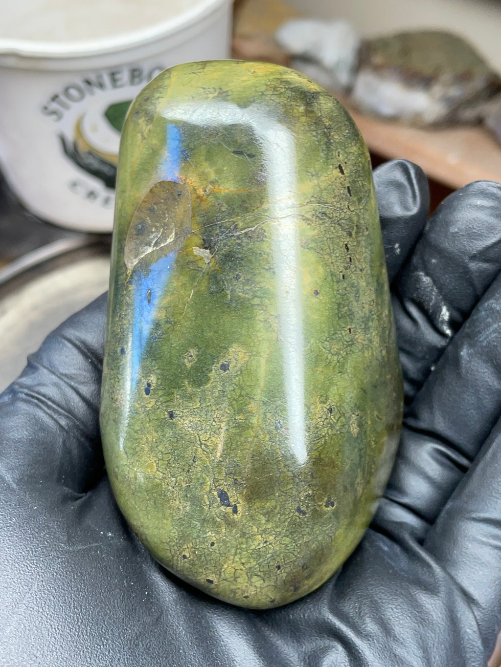 StoneBorn Creations – Hand-Shaped & Hand-Polished Vermont Green Stone