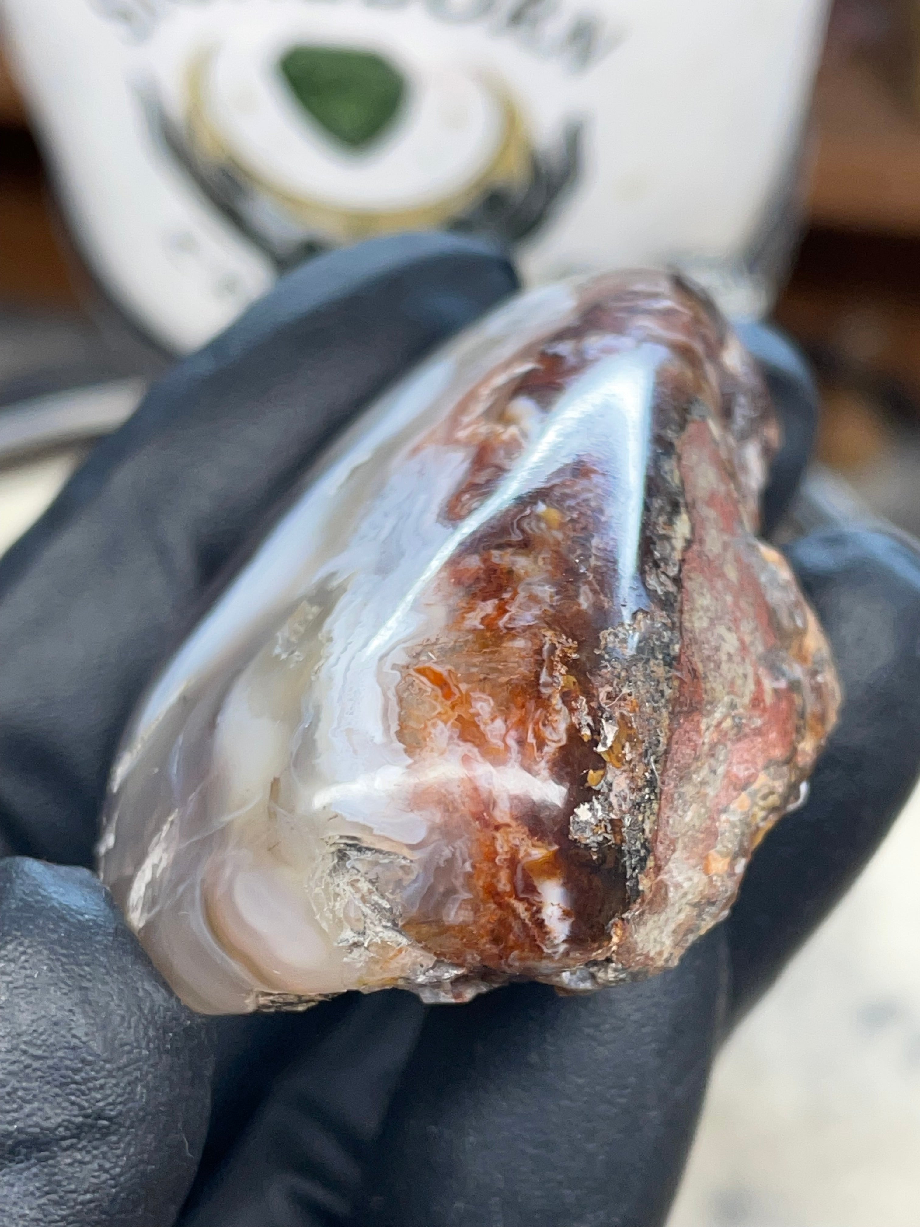StoneBorn Fire Agate — Hand-Polished Natural Transformation