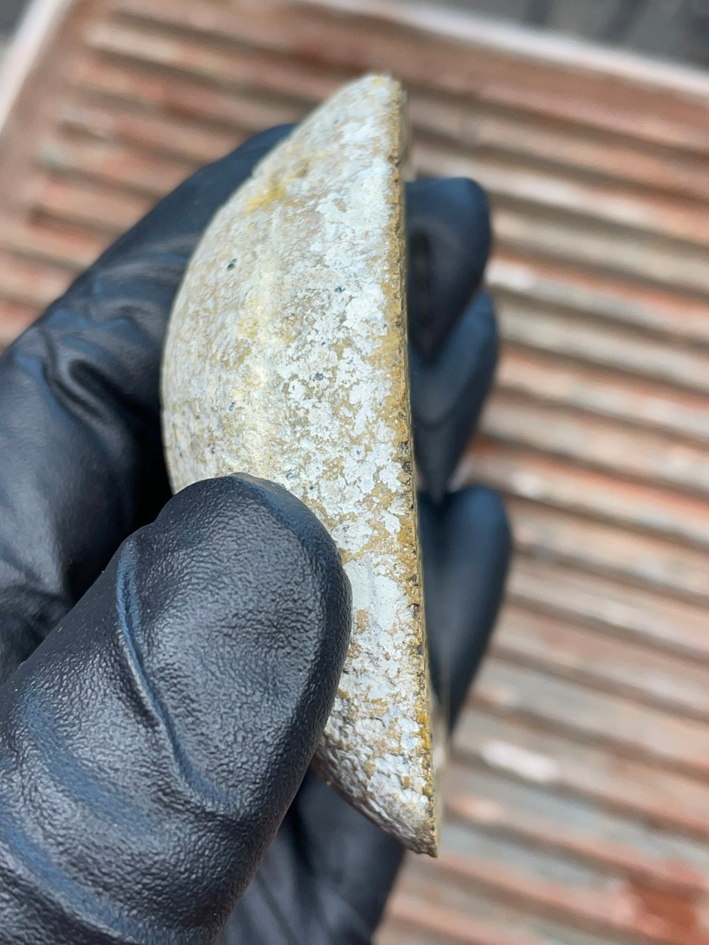 StoneBorn Creations | Polished Vermont Greenstone Slab — Deep Green Core with Golden Weathered Rind