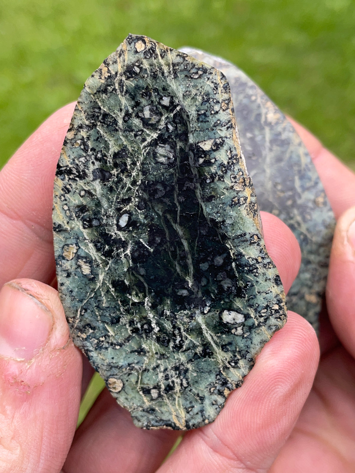 StoneBorn Creations Greenstone Matched Pair – Polished Cut Faces