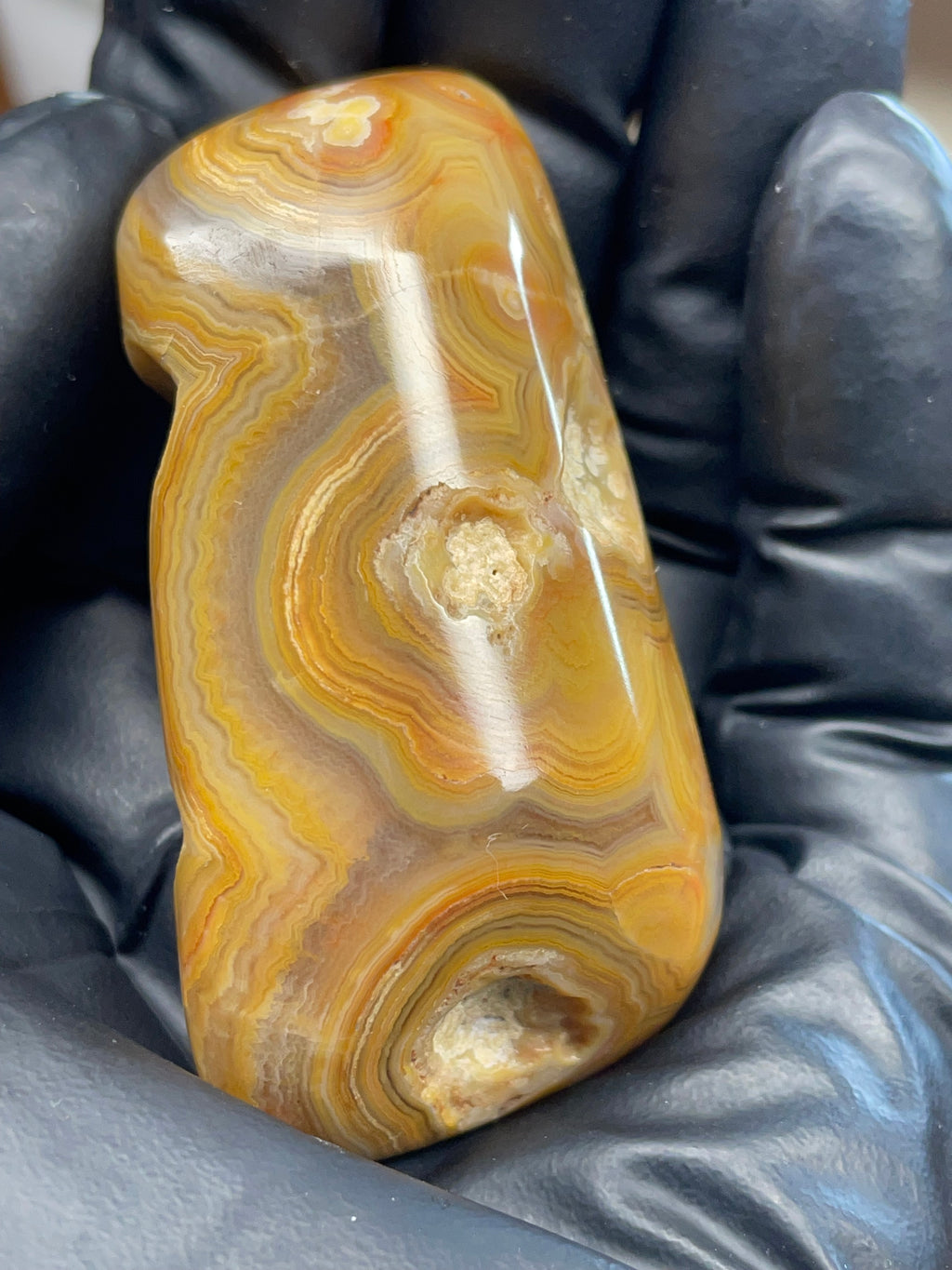 🌾 Crowley Ridge Agate — Hand Polished Stone | StoneBorn Creations