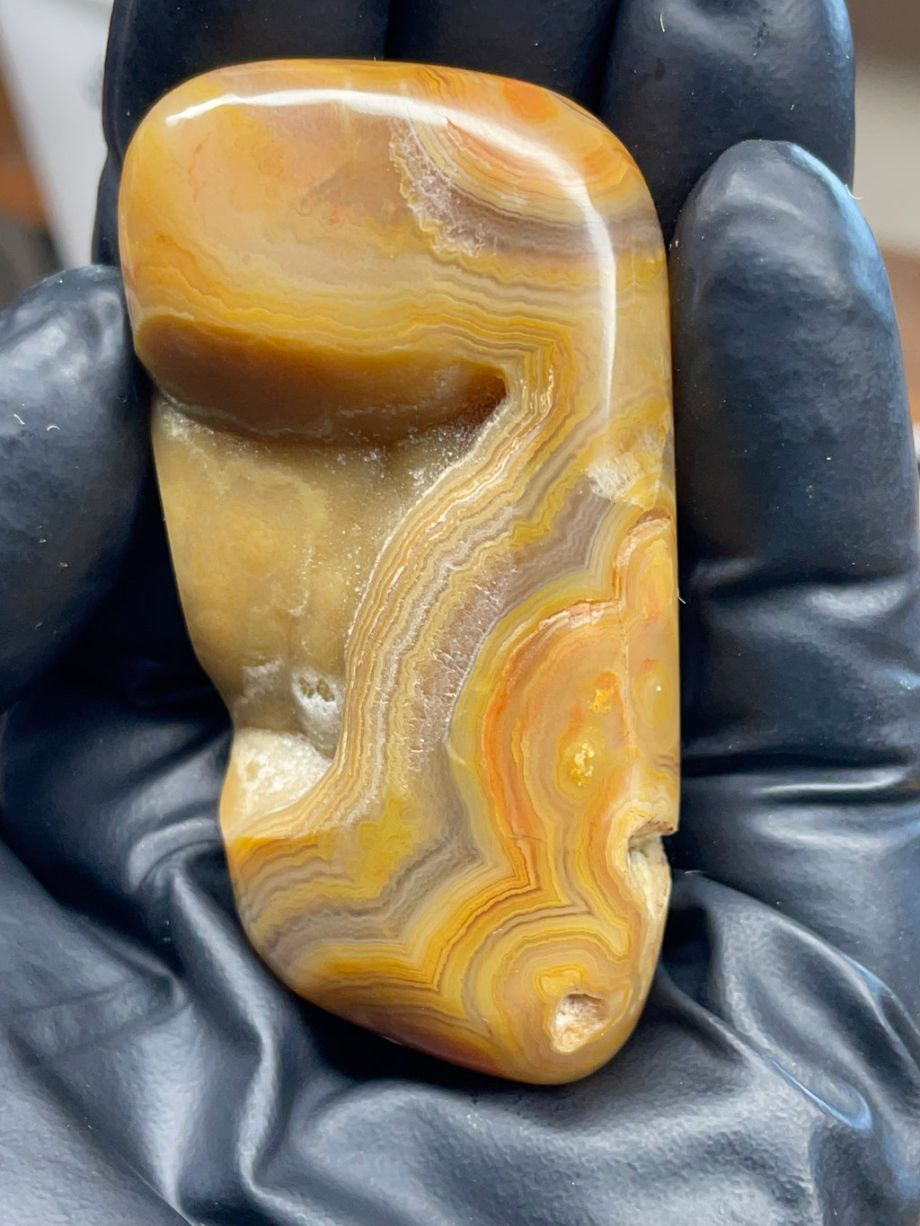 🌾 Crowley Ridge Agate — Hand Polished Stone | StoneBorn Creations
