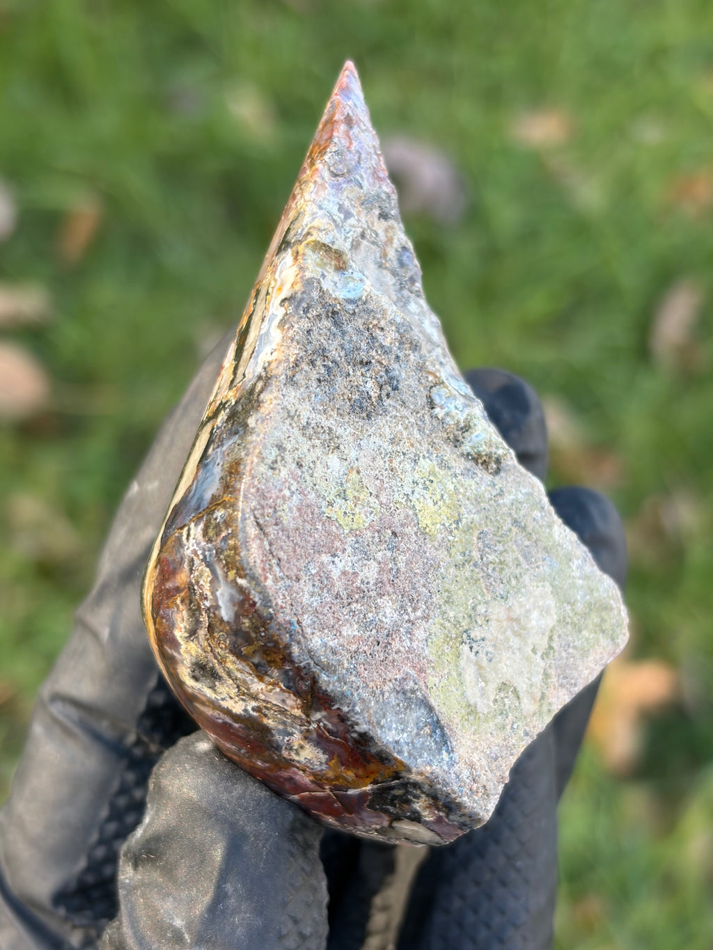 StoneBorn Creations – Multicolored Lace Agate | Hand-Polished Natural Display Stone