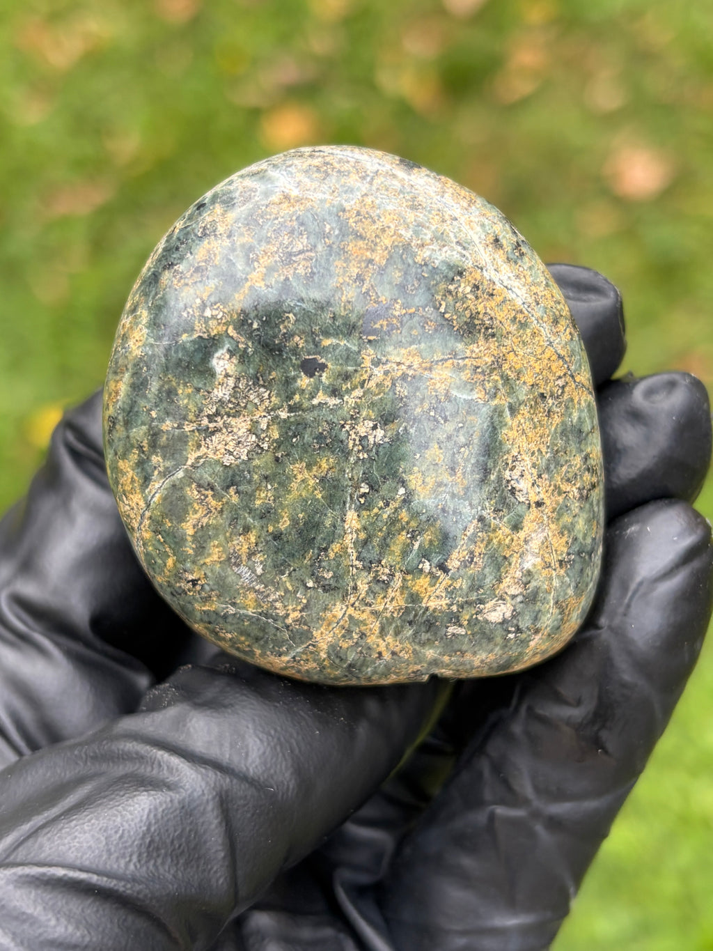 StoneBorn Creations Vermont Greenstone – Hand Polished Stream Stone