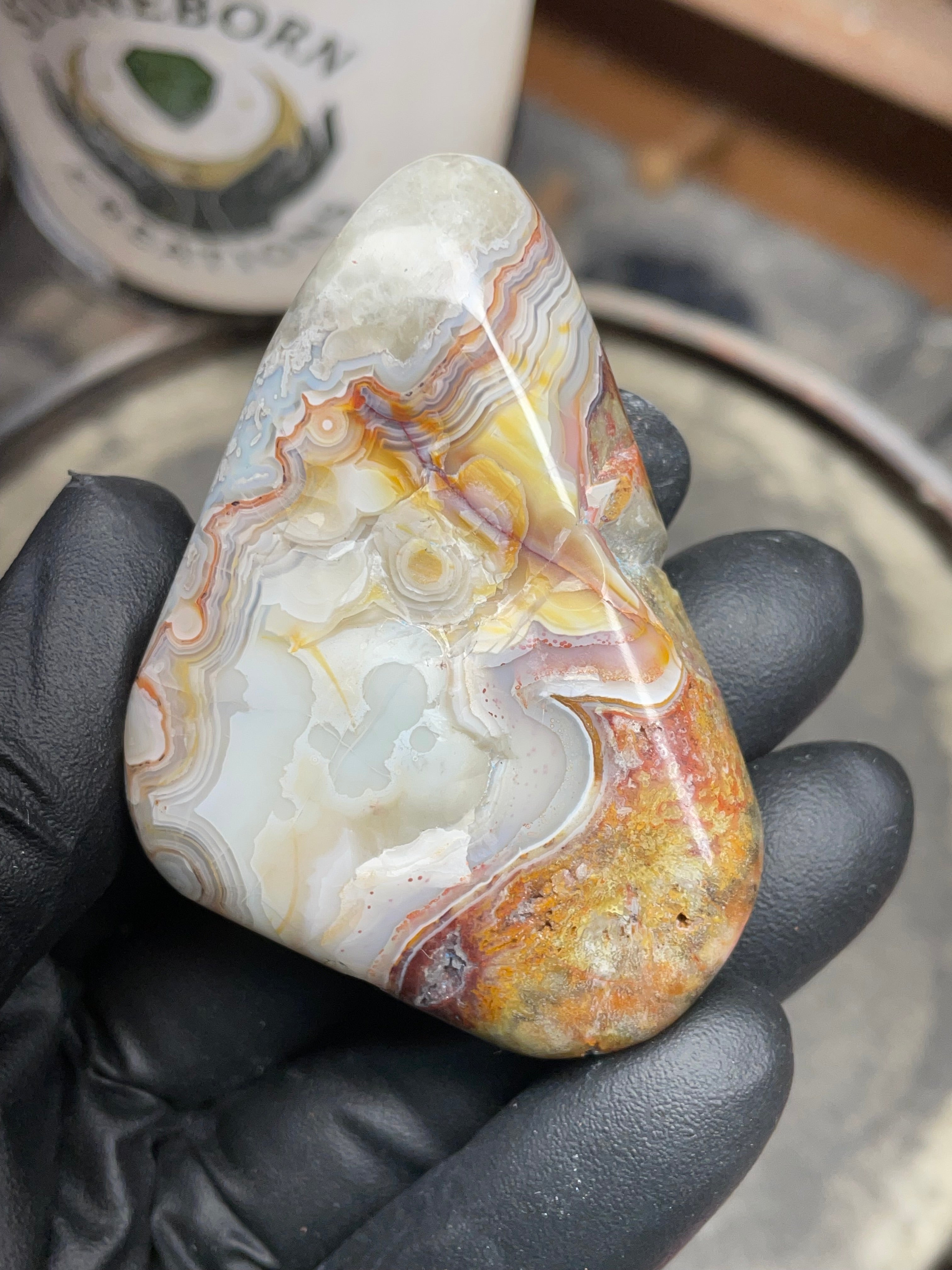 StoneBorn Creations – Hand-Polished Lace Agate