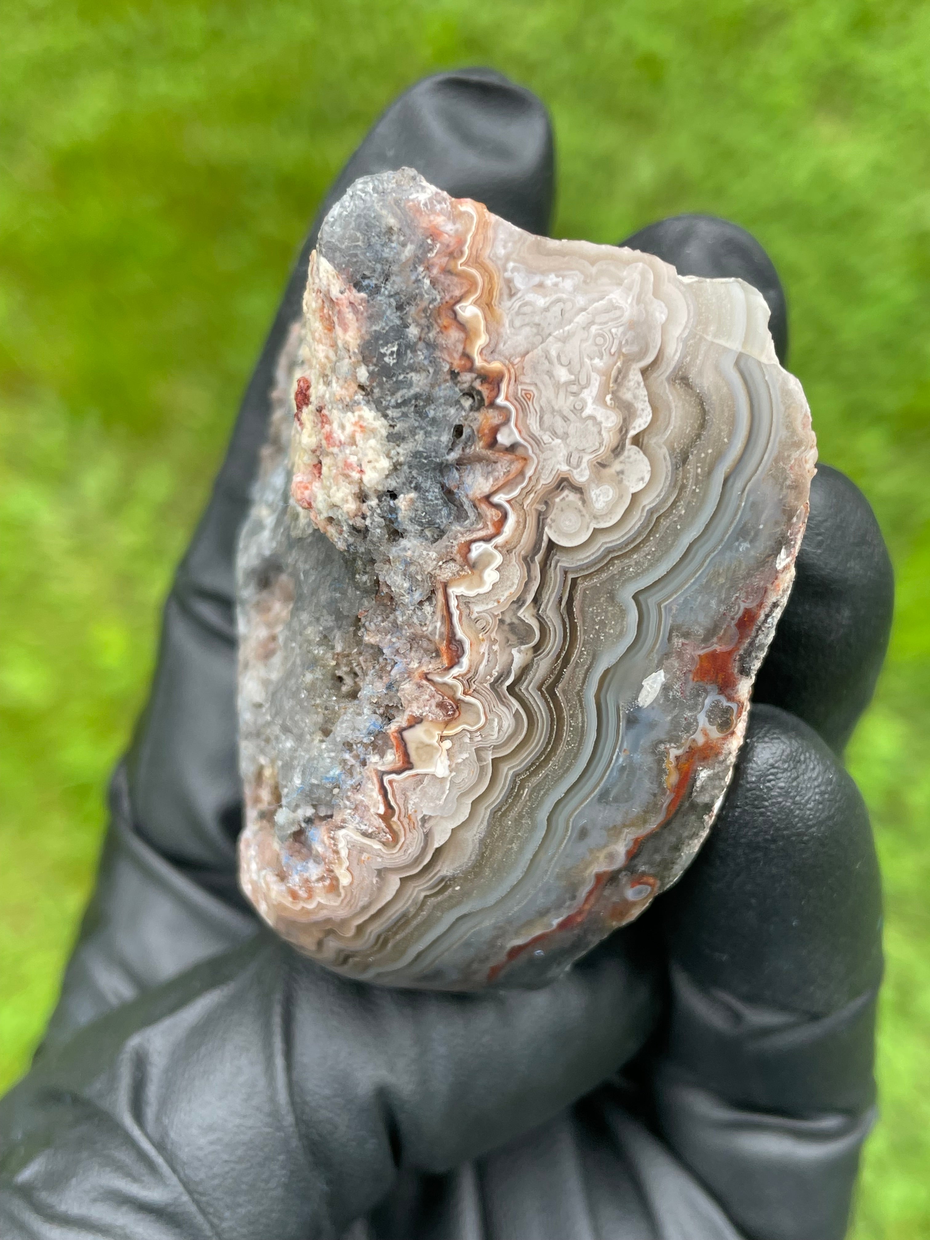 StoneBorn Creations Hand-Polished crazy Lace Agate Freeform