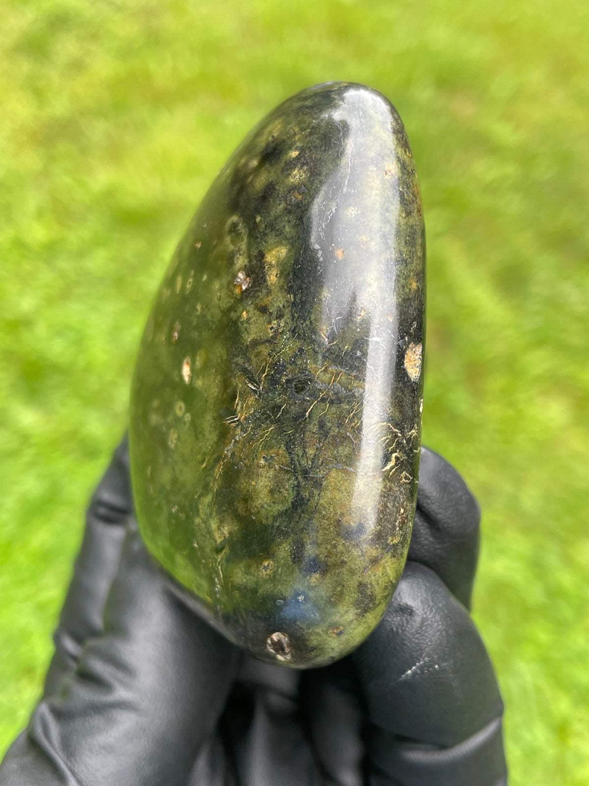 StoneBorn Creations Vermont Greenstone Freeform – Hand-Polished Natural Stone