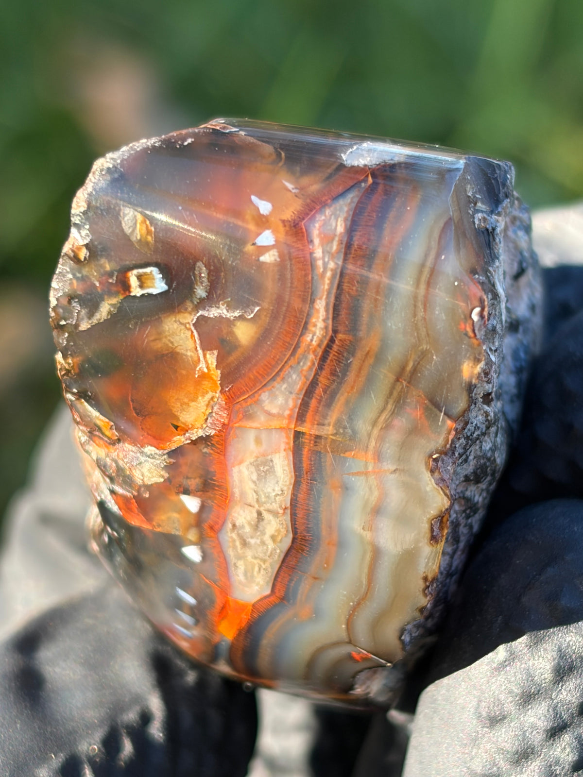 StoneBorn Creations – Turkish Banded Agate | Hand-Polished Natural Specimen