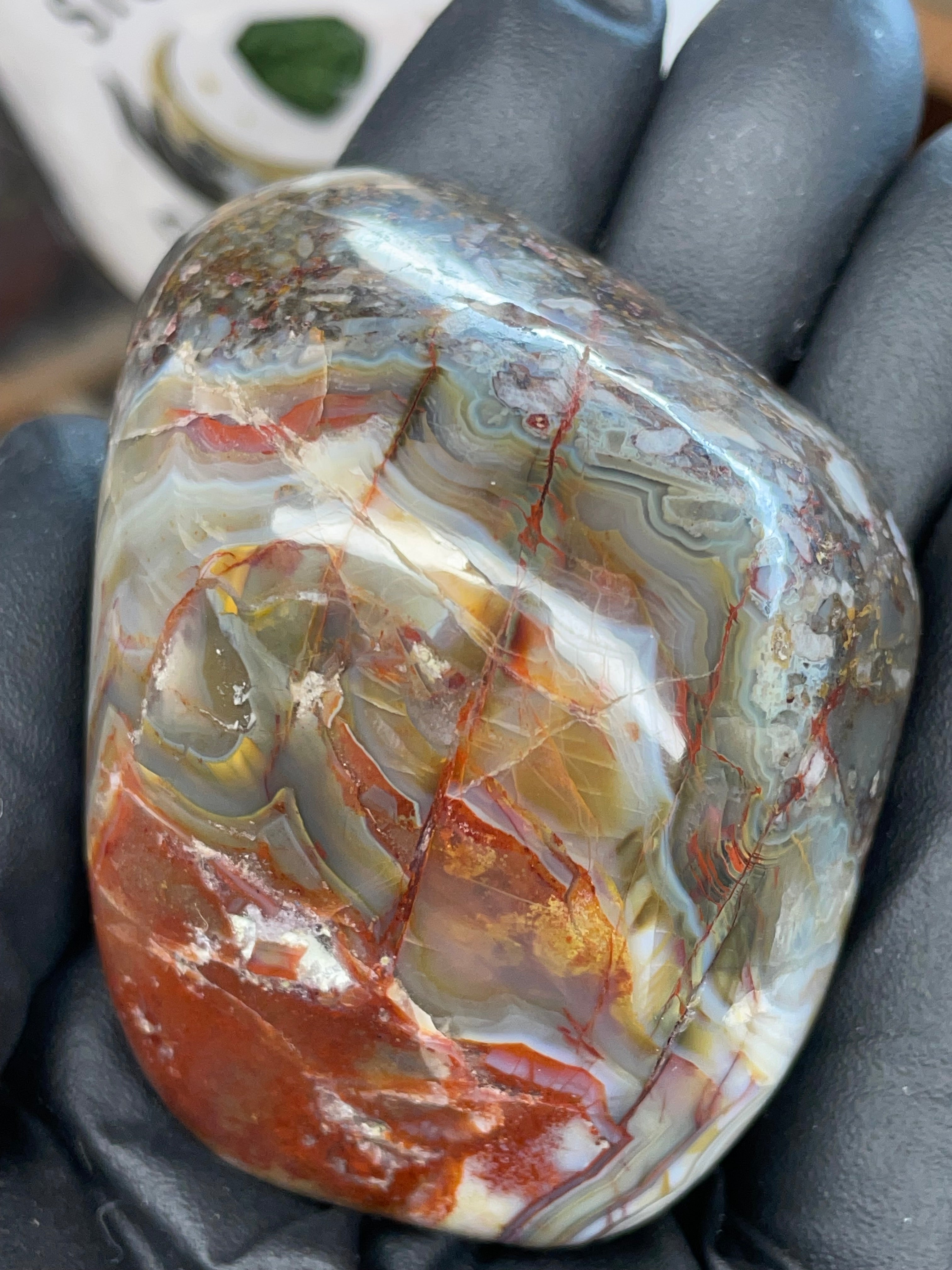 Brecciated Banded Agate (Crazy Lace–type Agate)