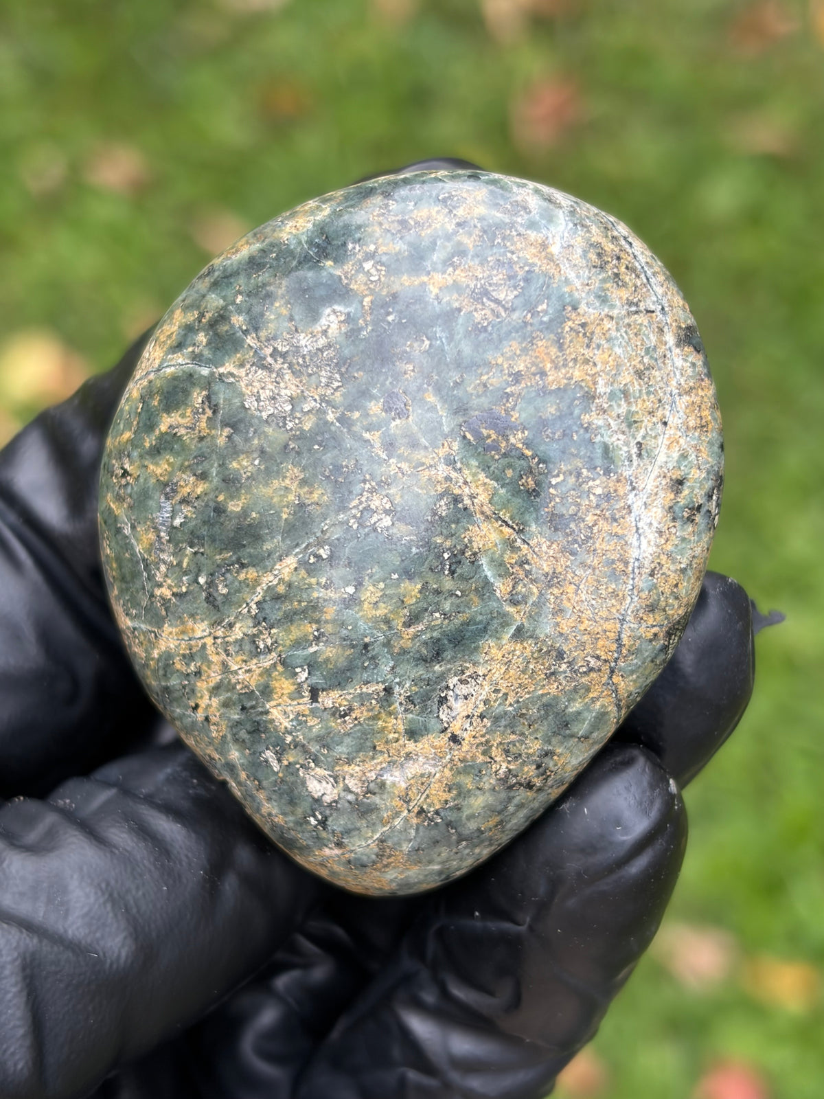 StoneBorn Creations Vermont Greenstone – Hand Polished Stream Stone