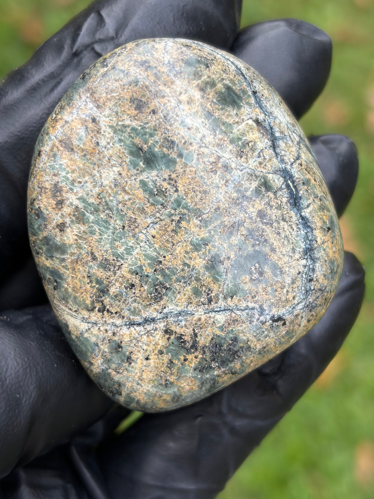 StoneBorn Creations Vermont Greenstone – Hand Polished Stream Stone