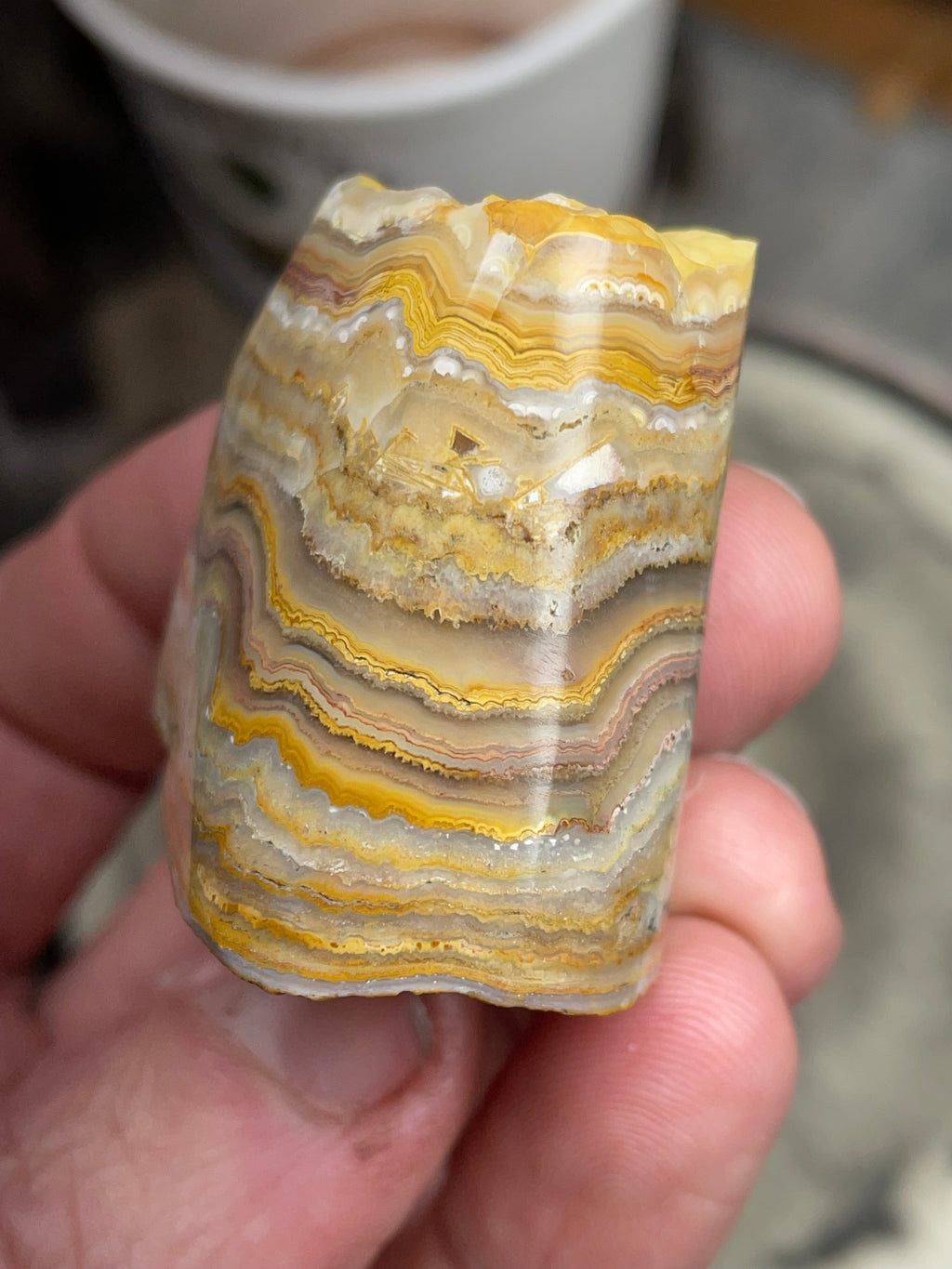 Crazy Lace Agate | Hand Polished Natural Stone | One of a Kind