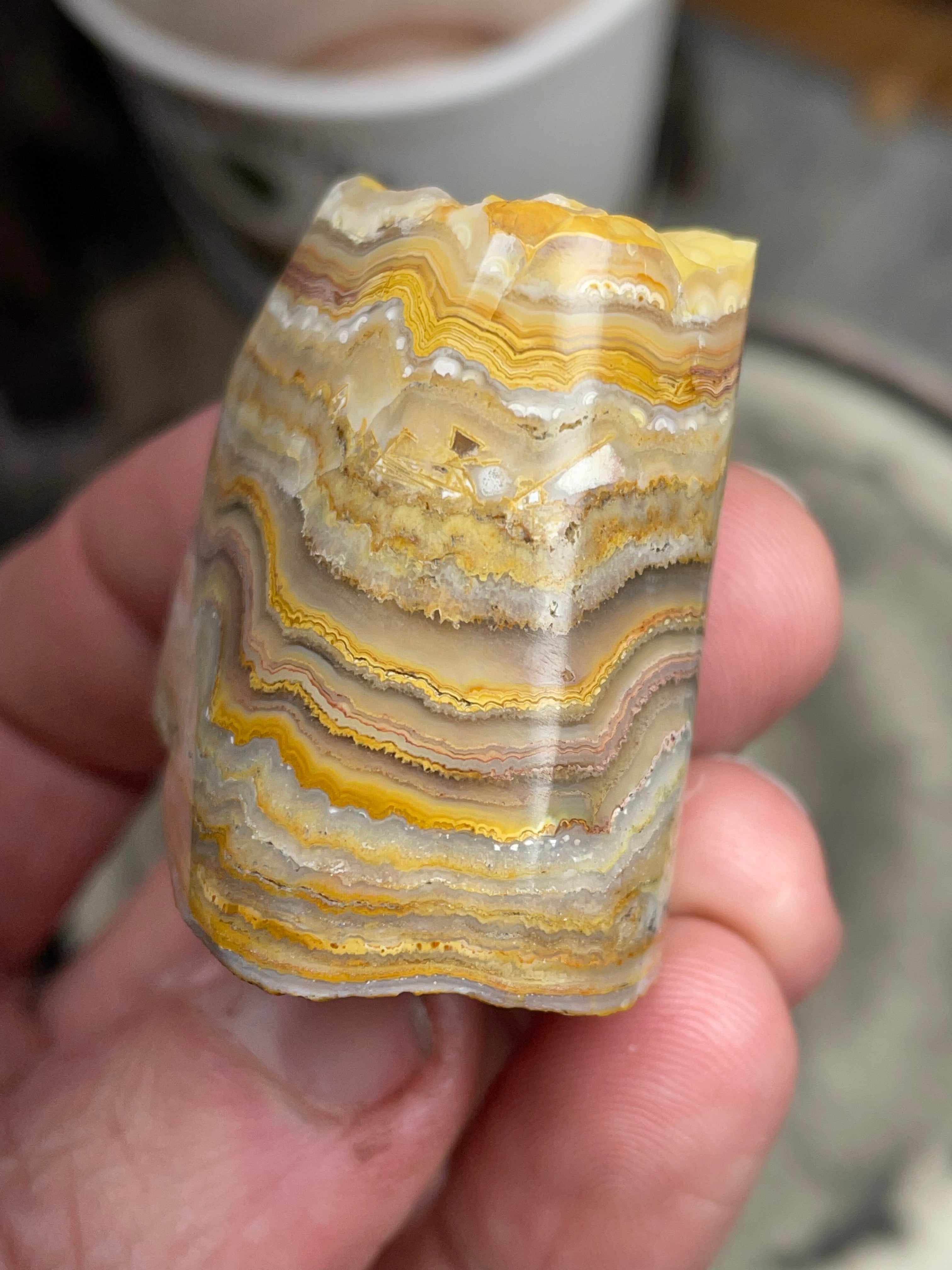 Crazy Lace Agate | Hand Polished Natural Stone | One of a Kind
