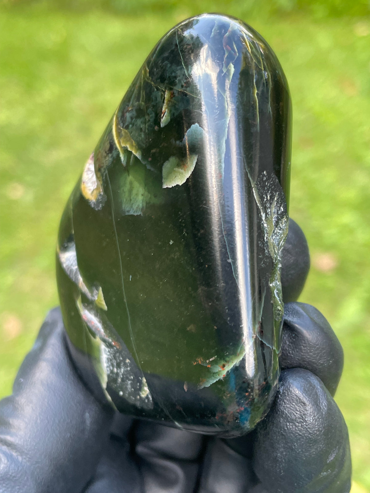 StoneBorn Creations Vermont Serpentine Freeform – Hand-Polished Local Stone