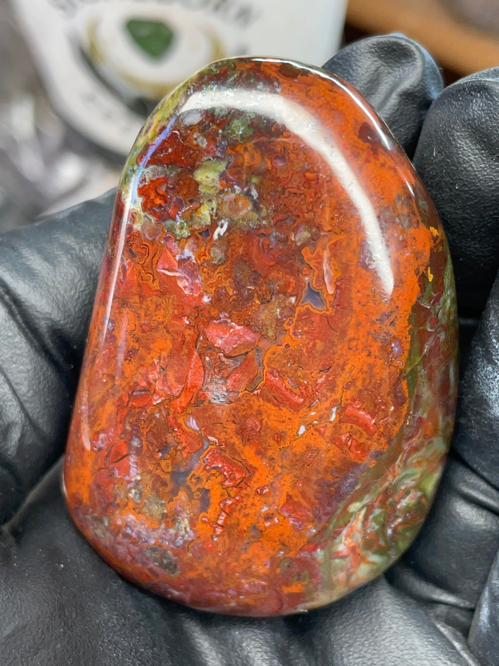 StoneBorn Creations – Polished Red & Green Jasper Stone | Before & After Reveal