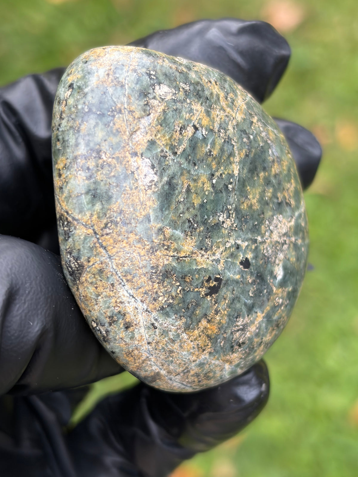 StoneBorn Creations Vermont Greenstone – Hand Polished Stream Stone