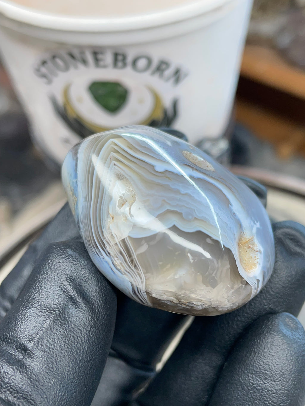 Hand-Polished Botswana Agate | StoneBorn Creations