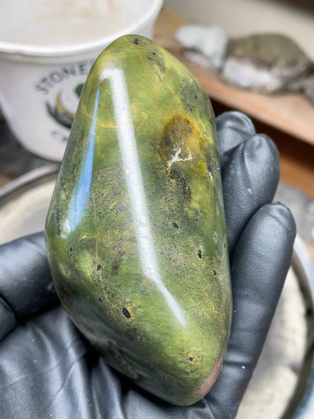 StoneBorn Creations – Hand-Shaped & Hand-Polished Vermont Green Stone